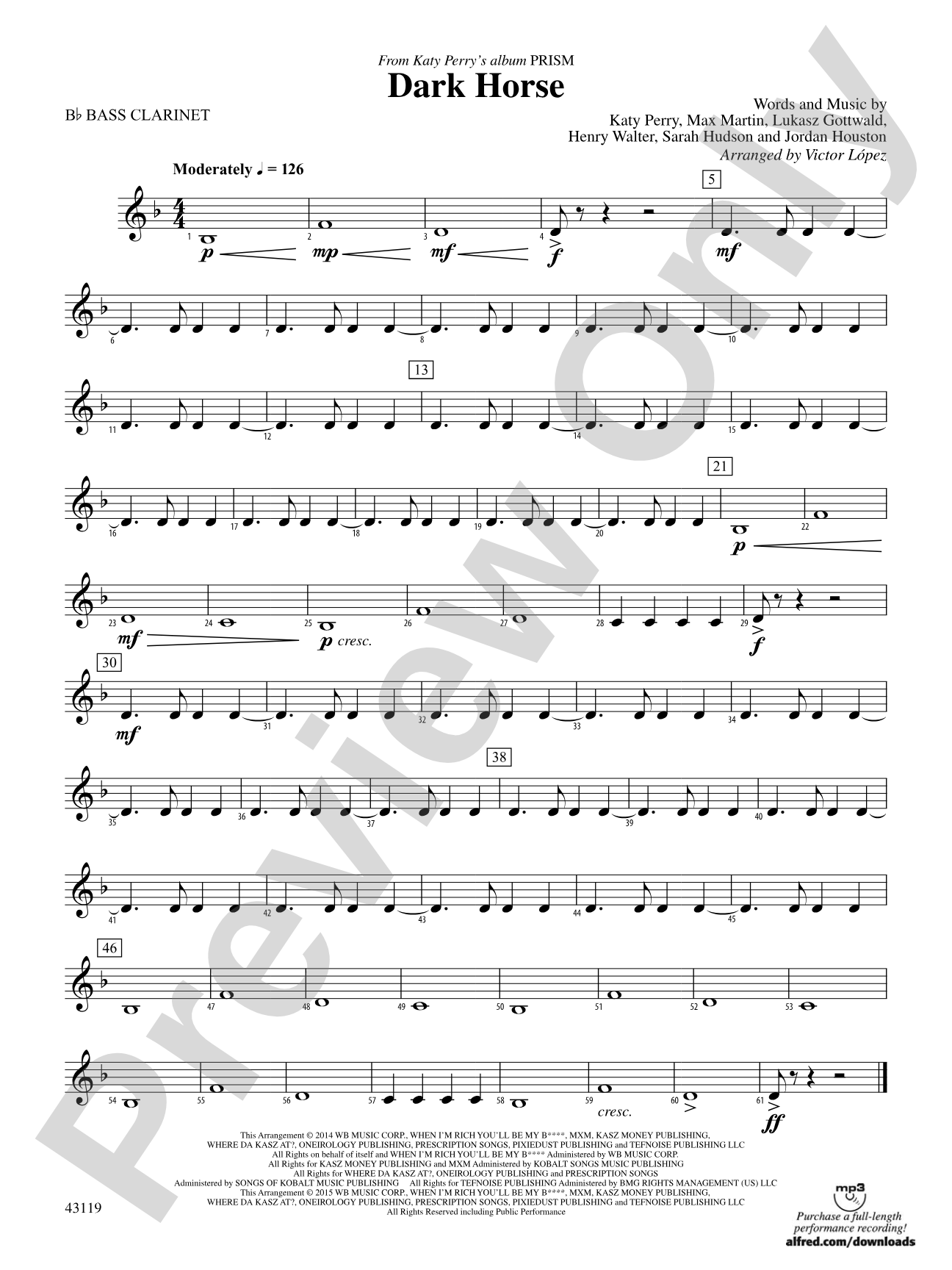 Dark Horse: B-flat Bass Clarinet