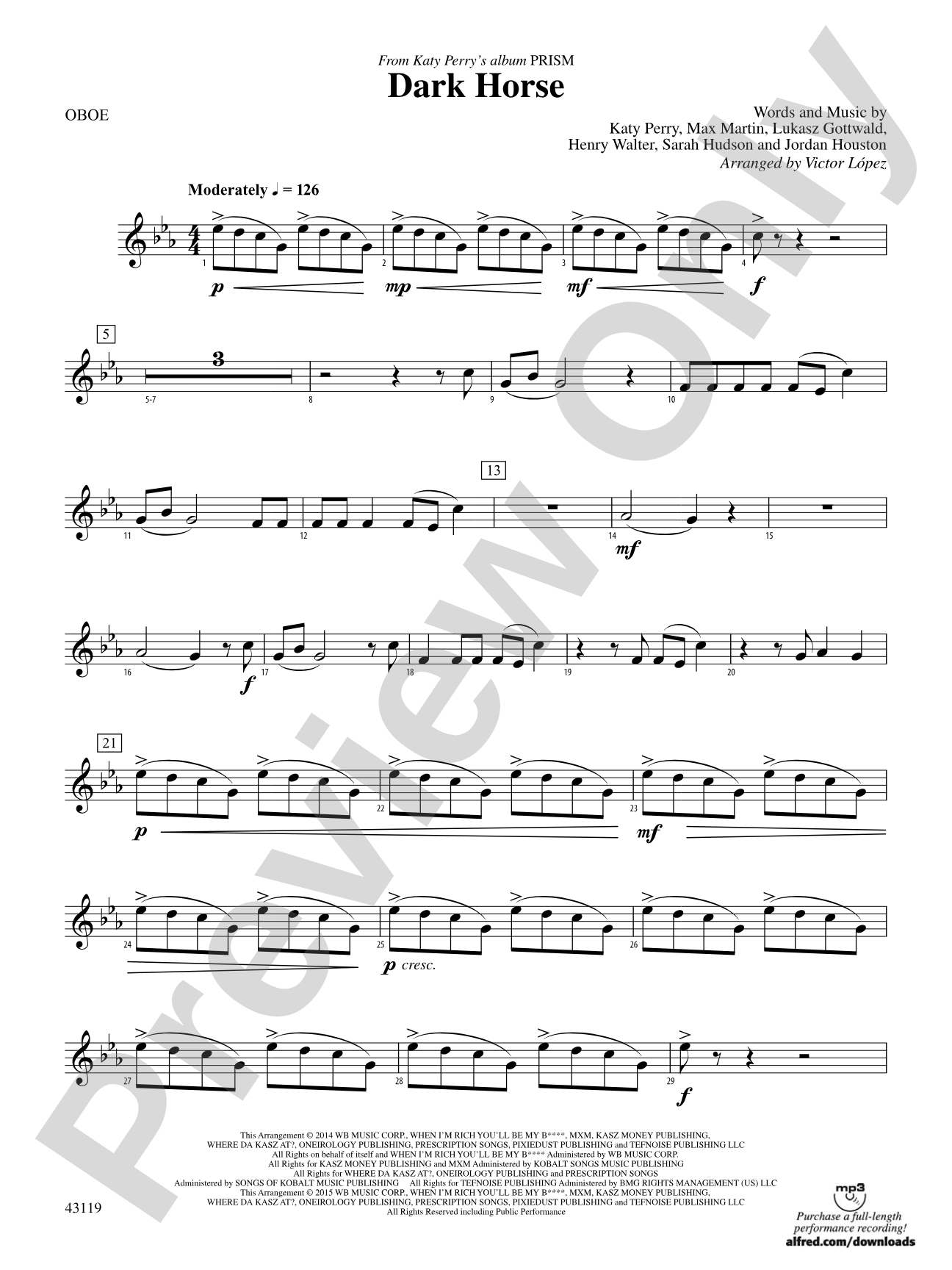 Dark Horse: Oboe
