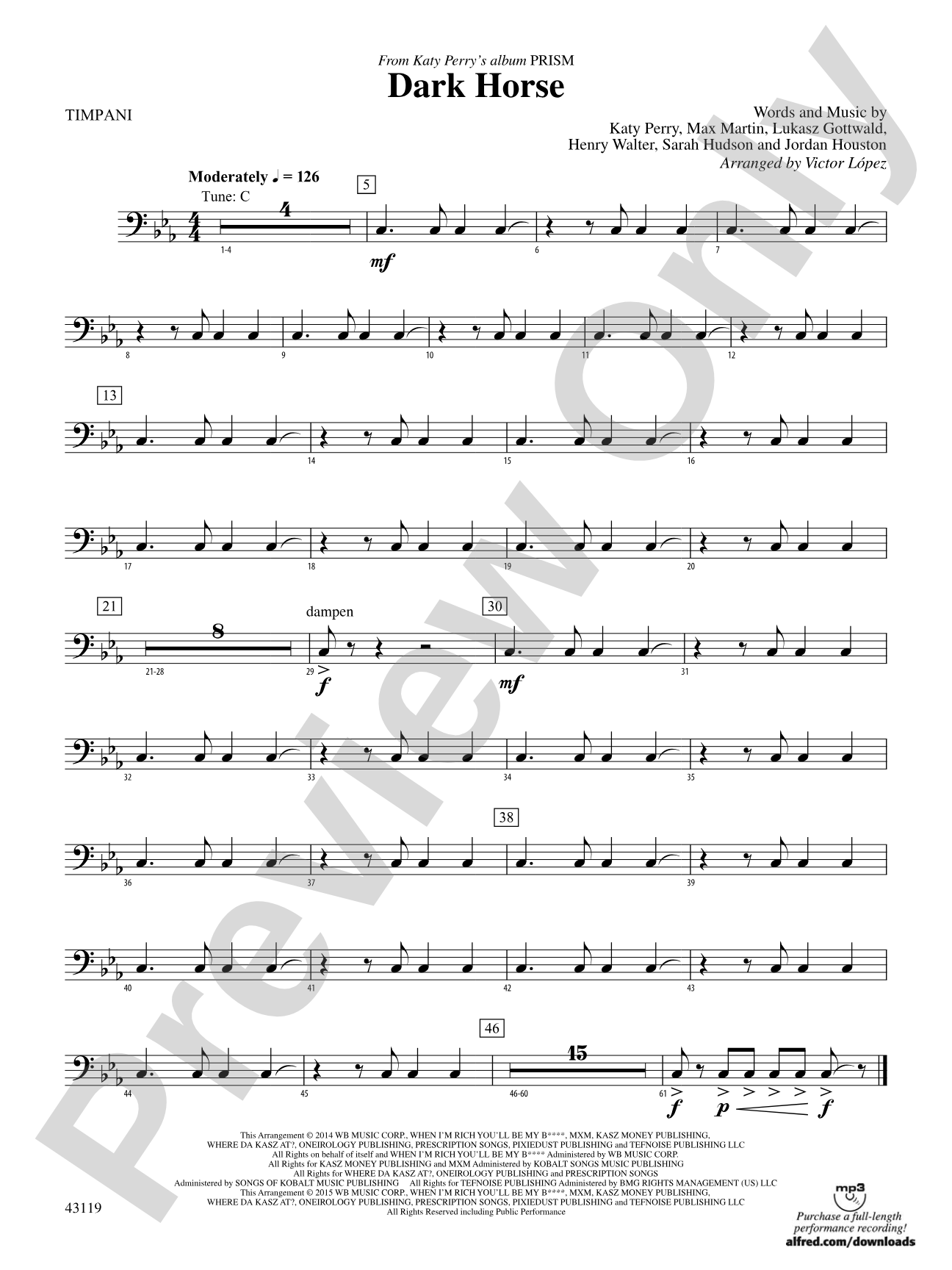 Dark Horse: Timpani