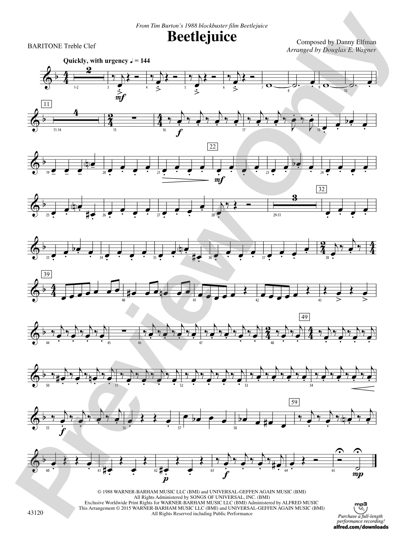 Beetlejuice: Baritone T.C.