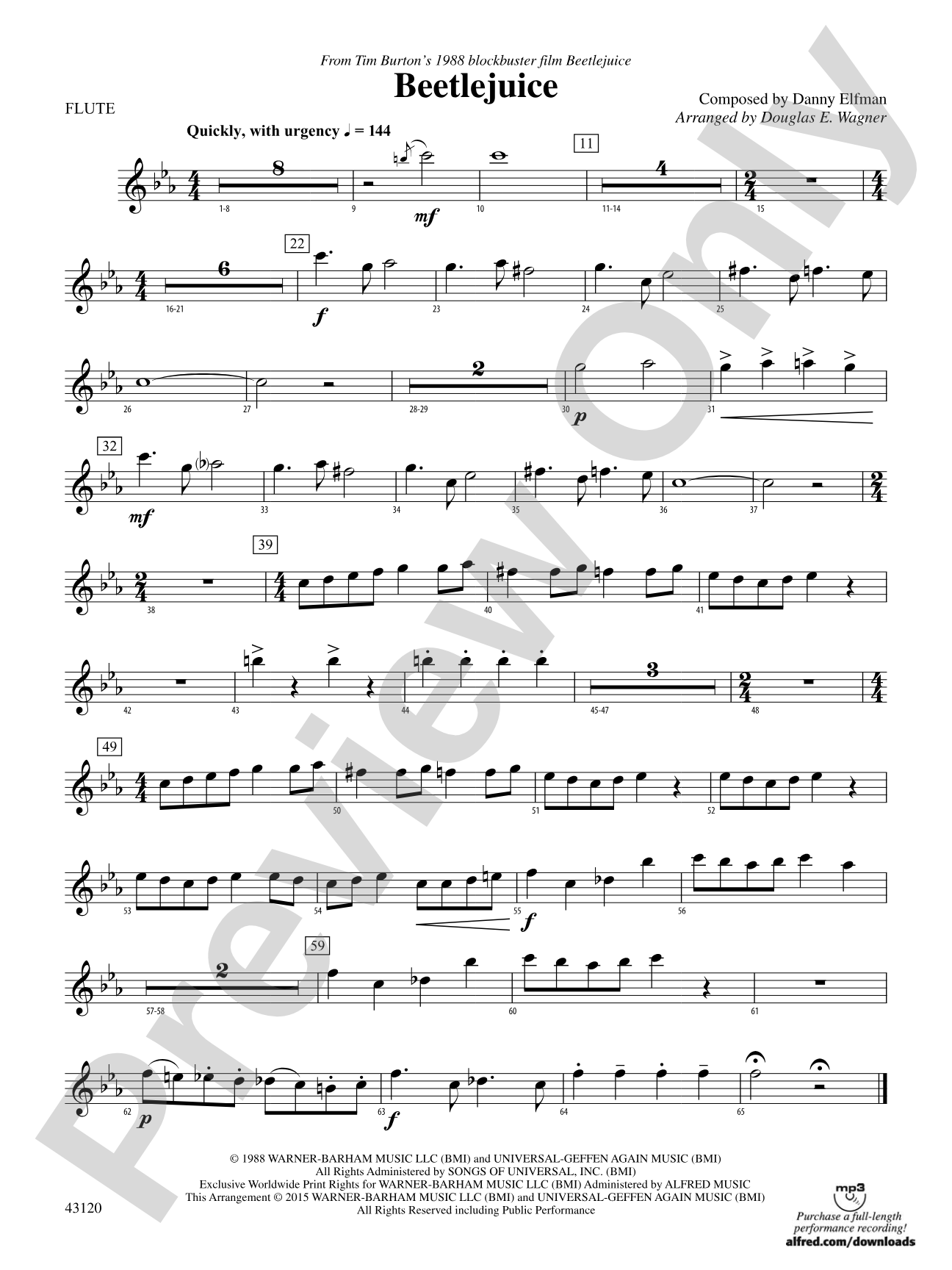 Beetlejuice: Flute