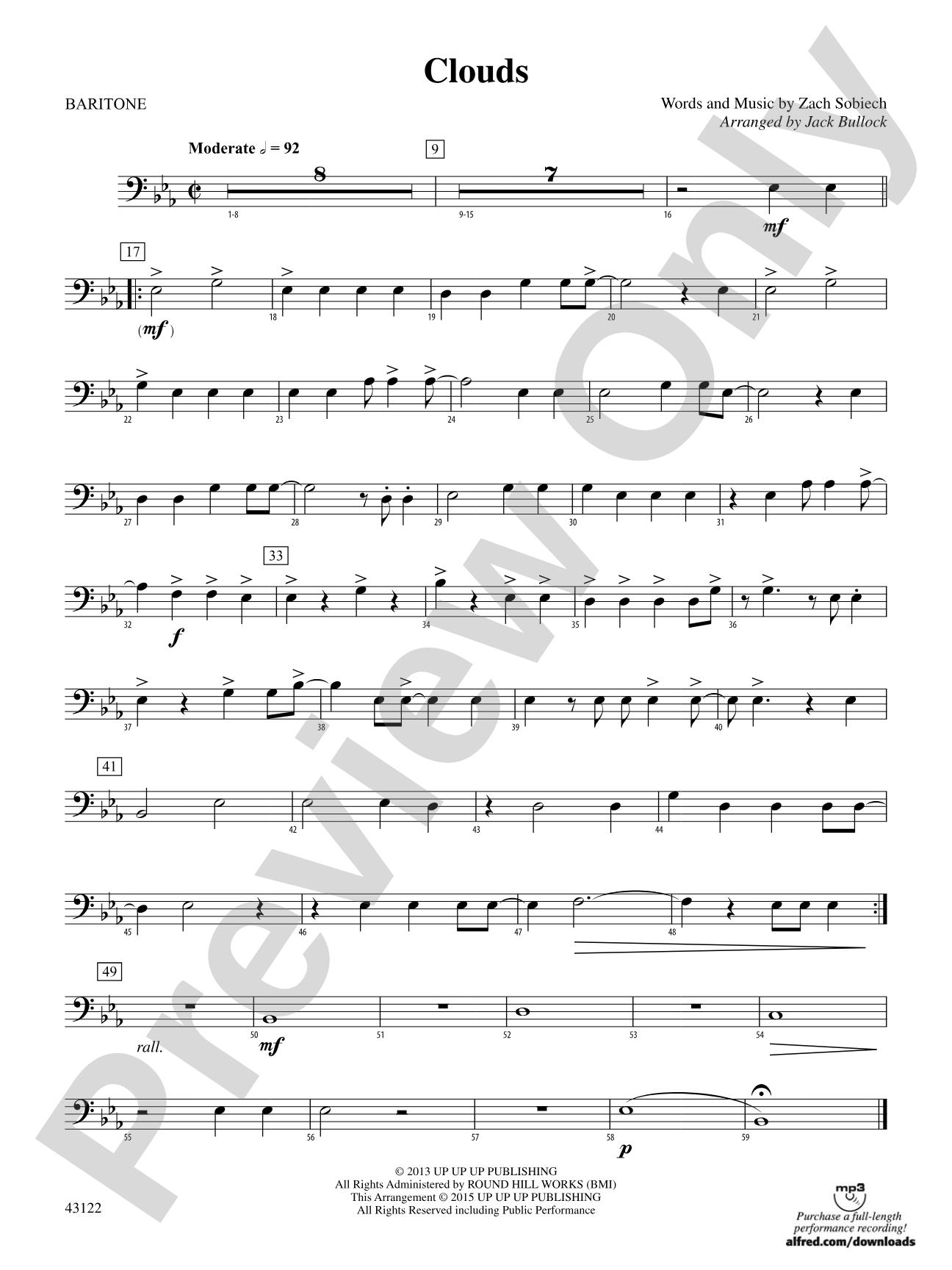 Clouds: Baritone B.C.