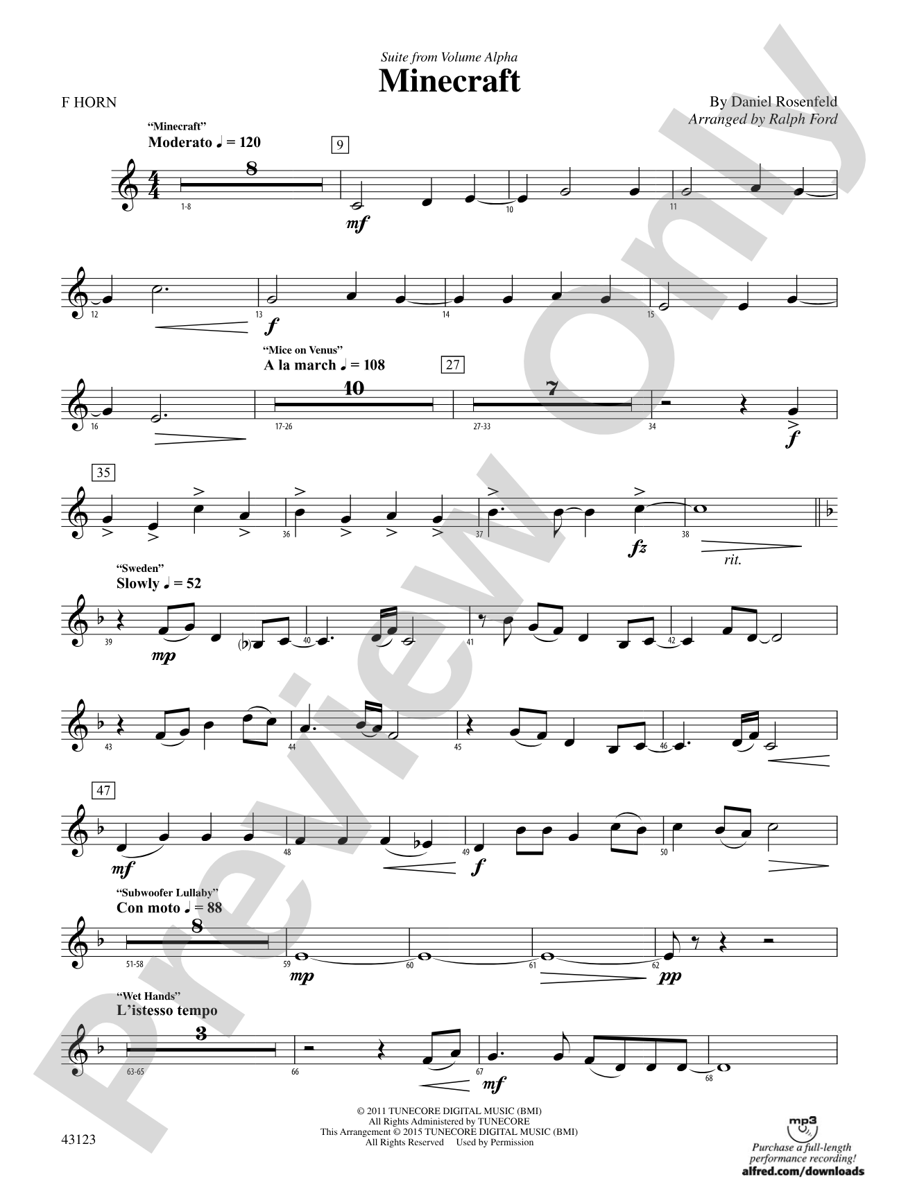 Minecraft: 1st F Horn