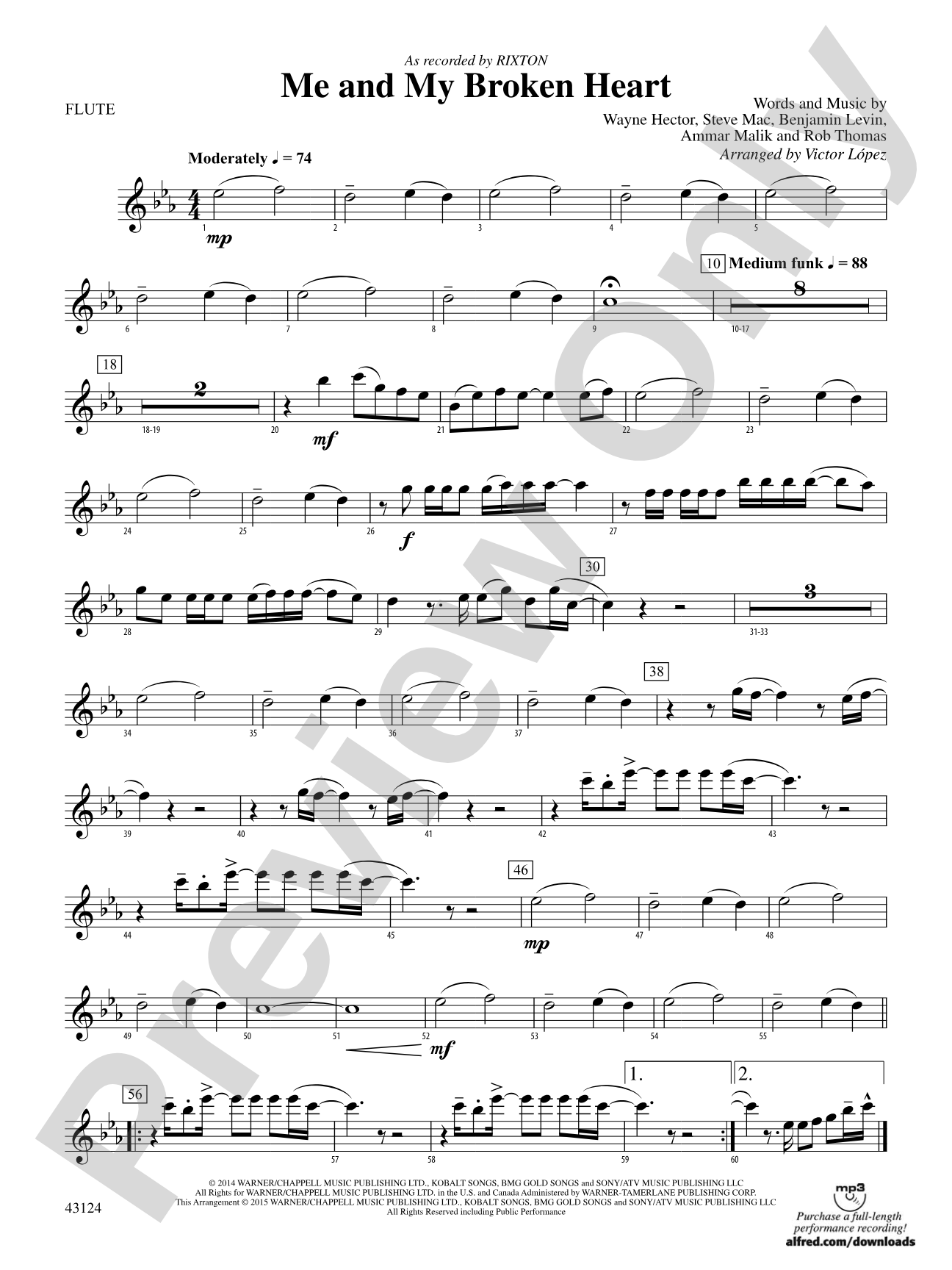 Me and My Broken Heart: Flute