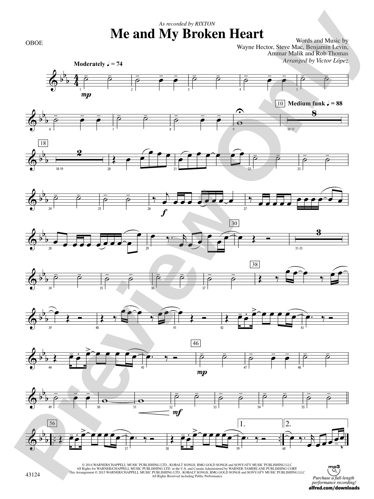 Me and My Broken Heart: Oboe