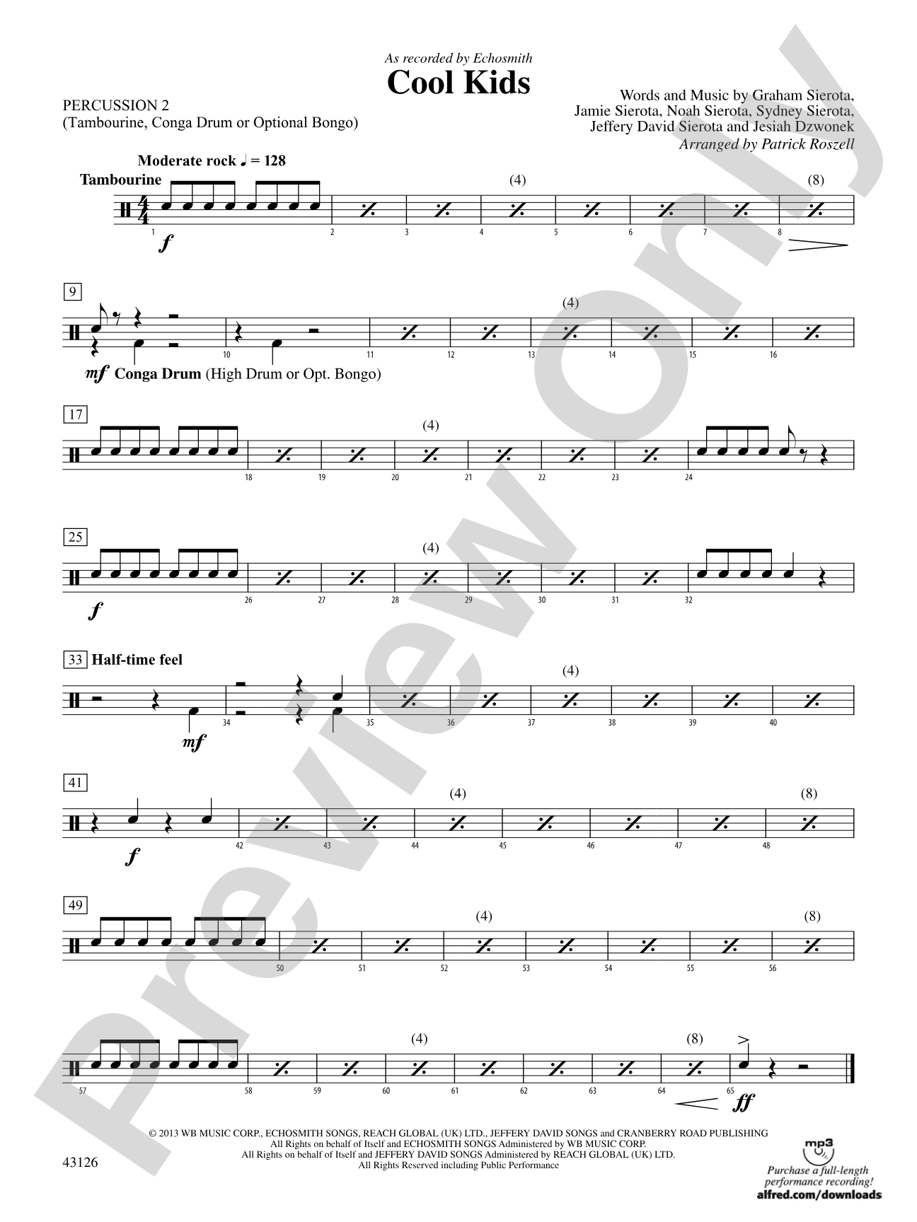 Cool Kids: 2nd Percussion