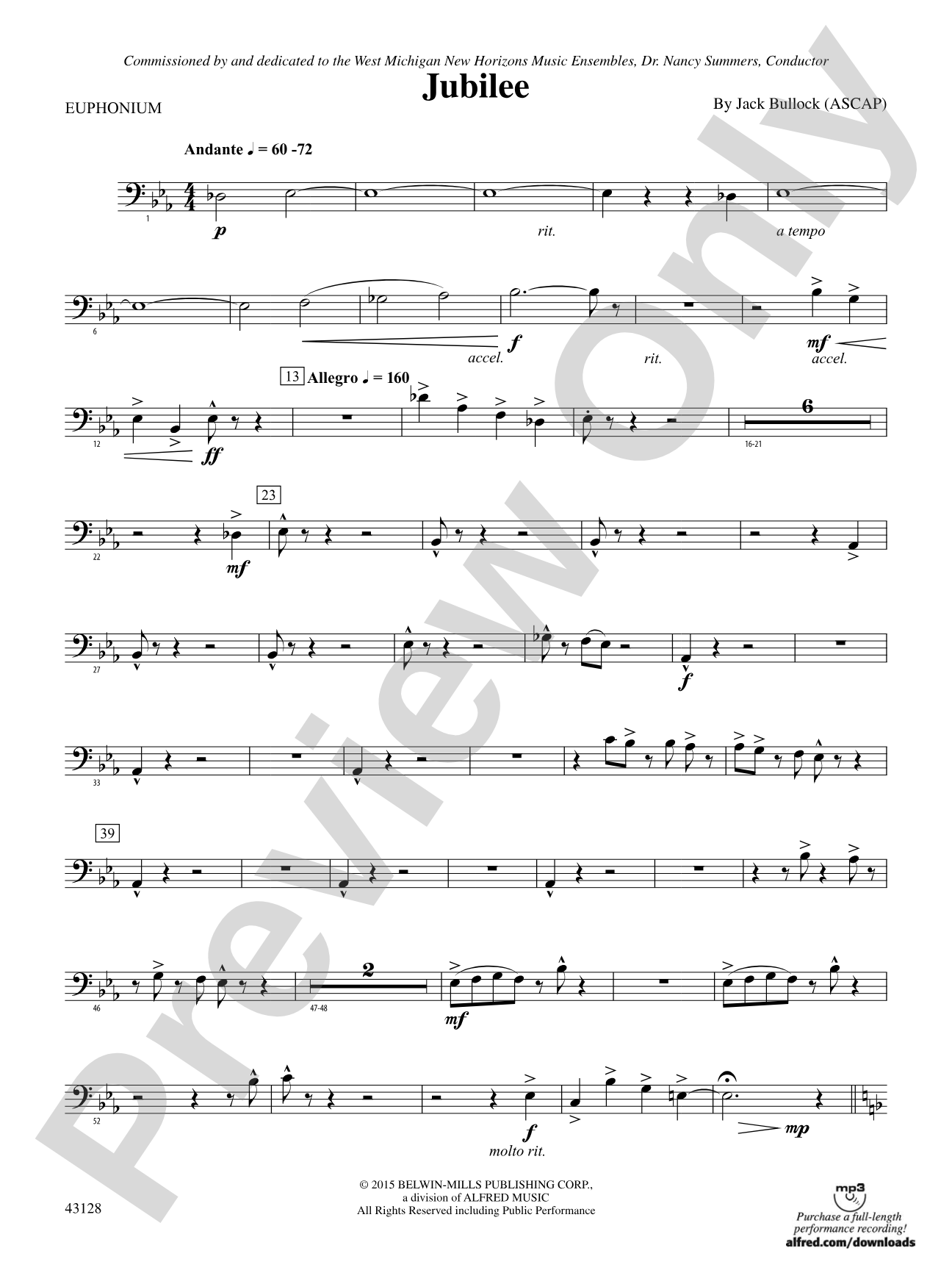 Jubilee: Baritone B.C.