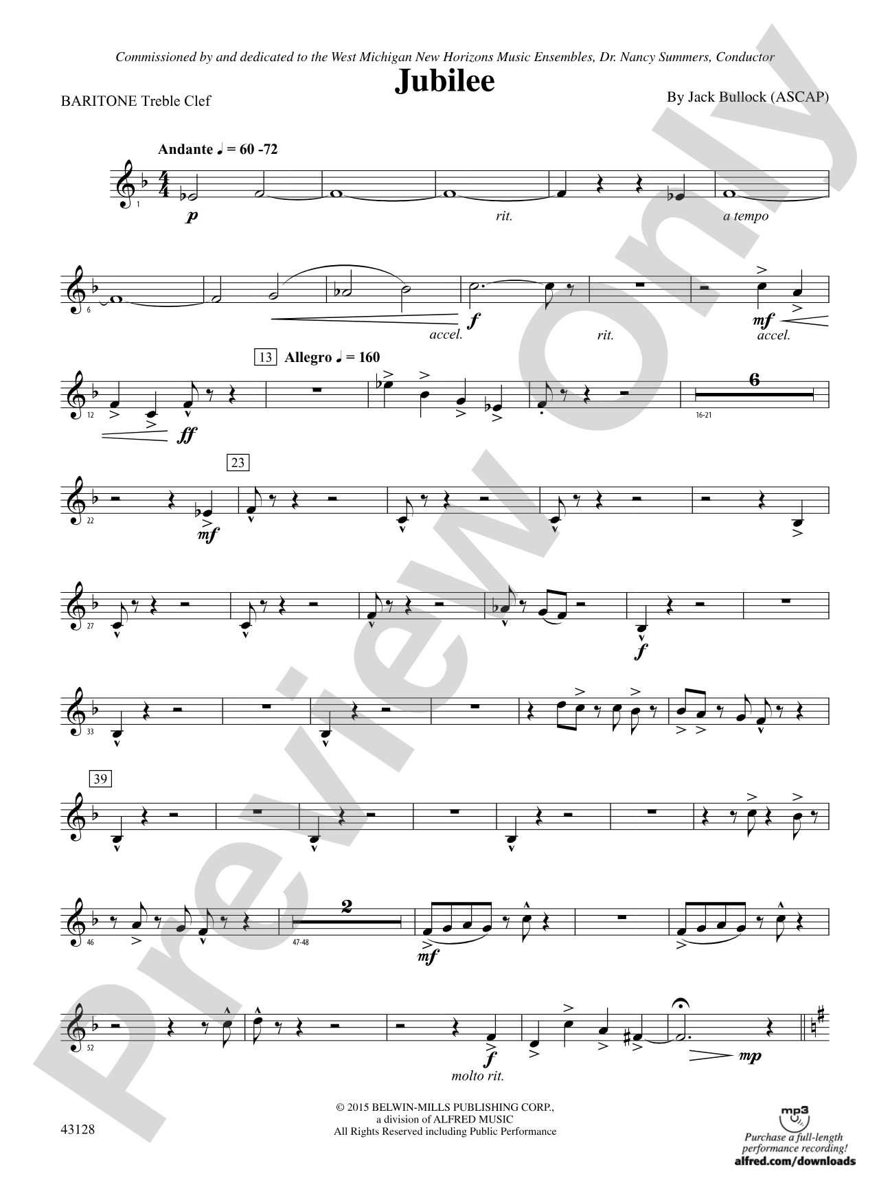 Jubilee: Baritone T.C.