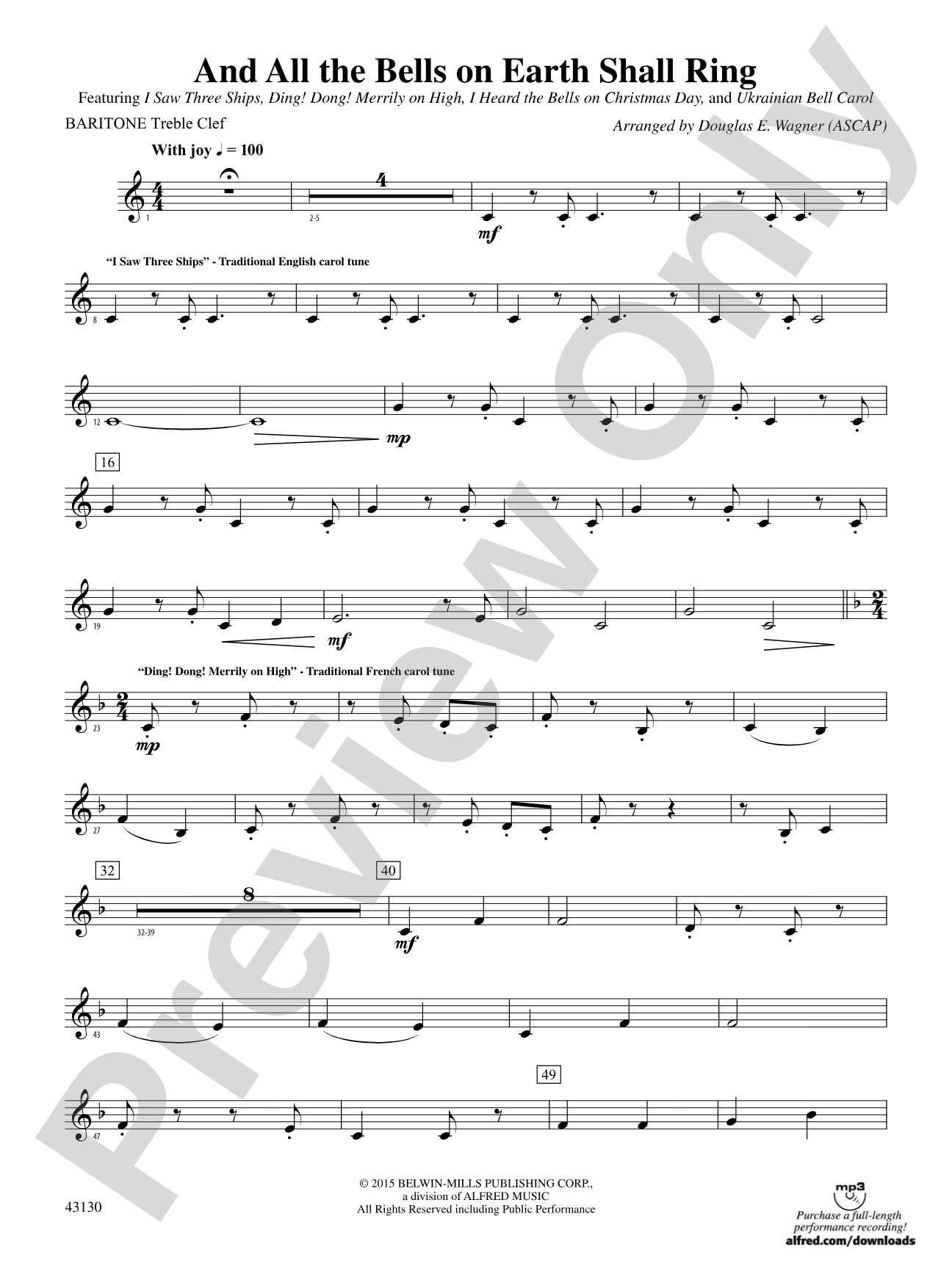 And All the Bells on Earth Shall Ring: Baritone T.C.