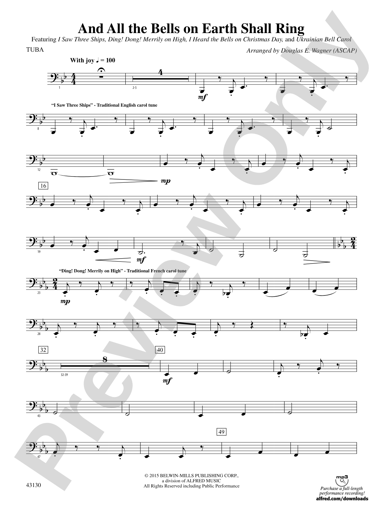And All the Bells on Earth Shall Ring: Tuba
