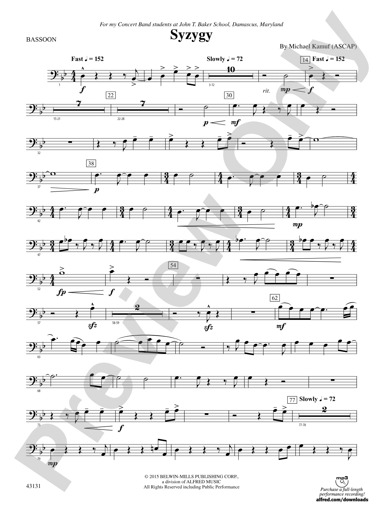 Syzygy: Bassoon
