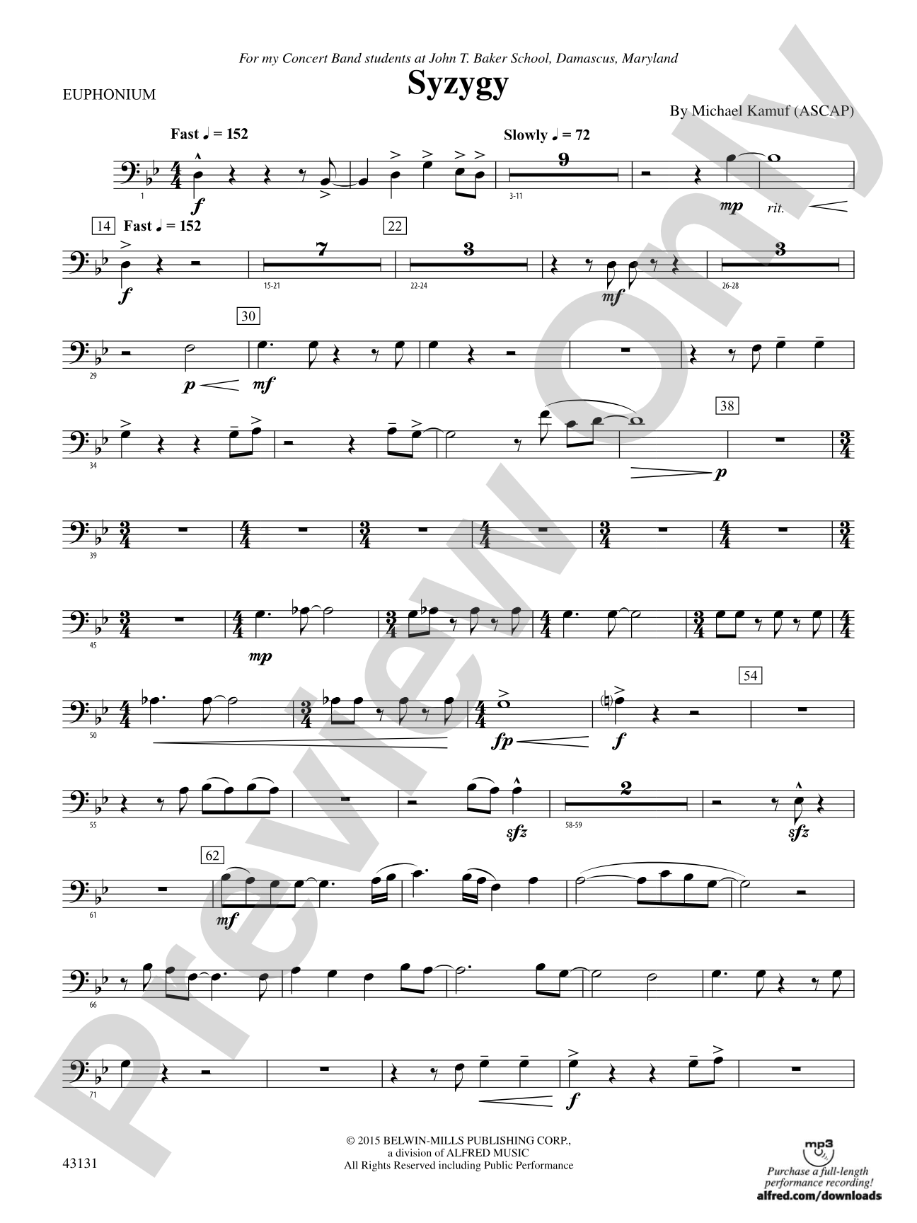 Syzygy: Baritone B.C.