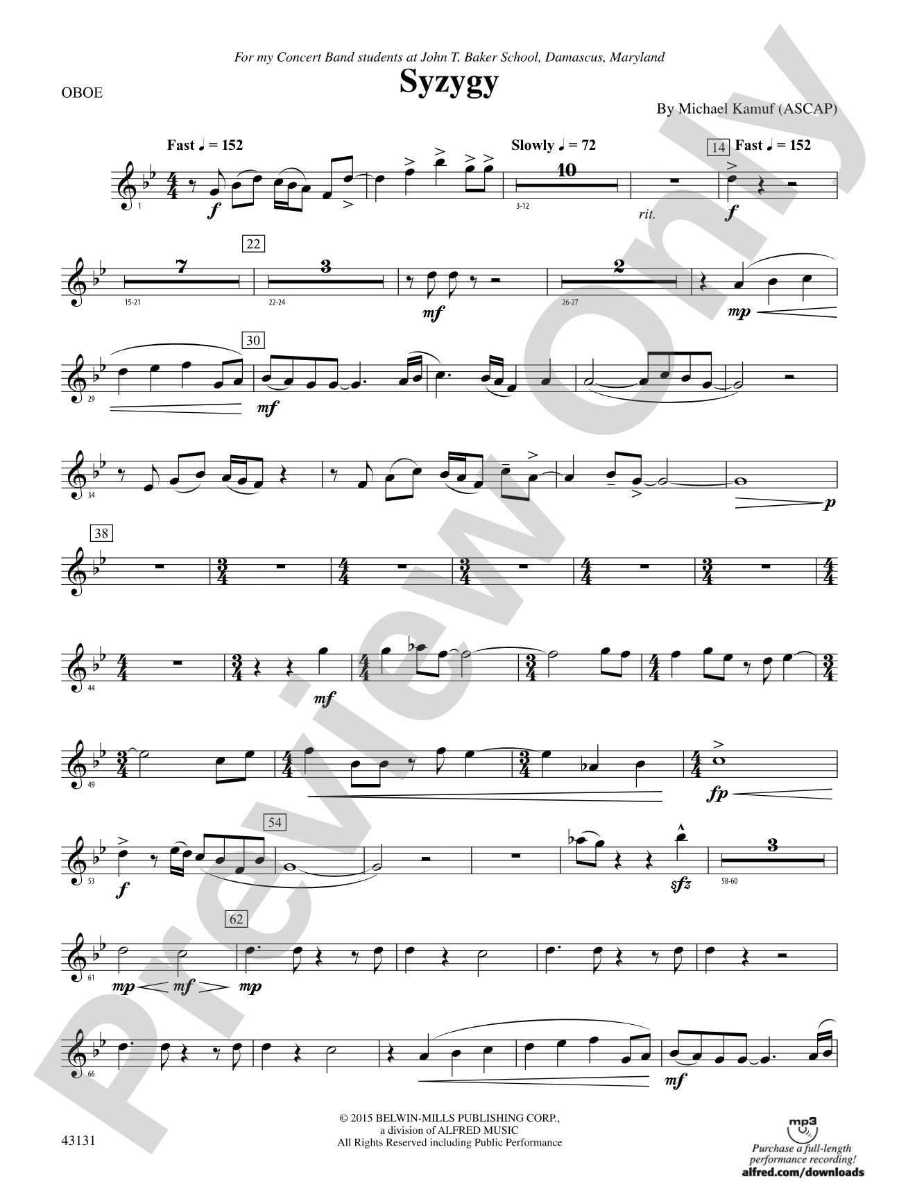 Syzygy: Oboe