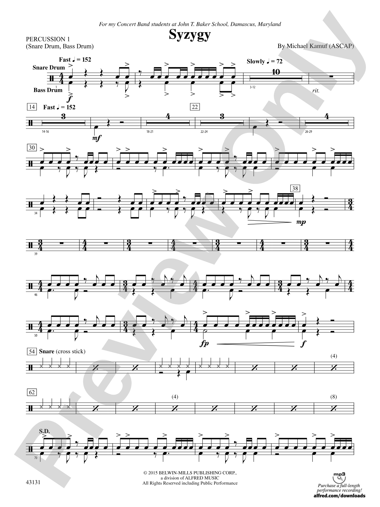 Syzygy: 1st Percussion