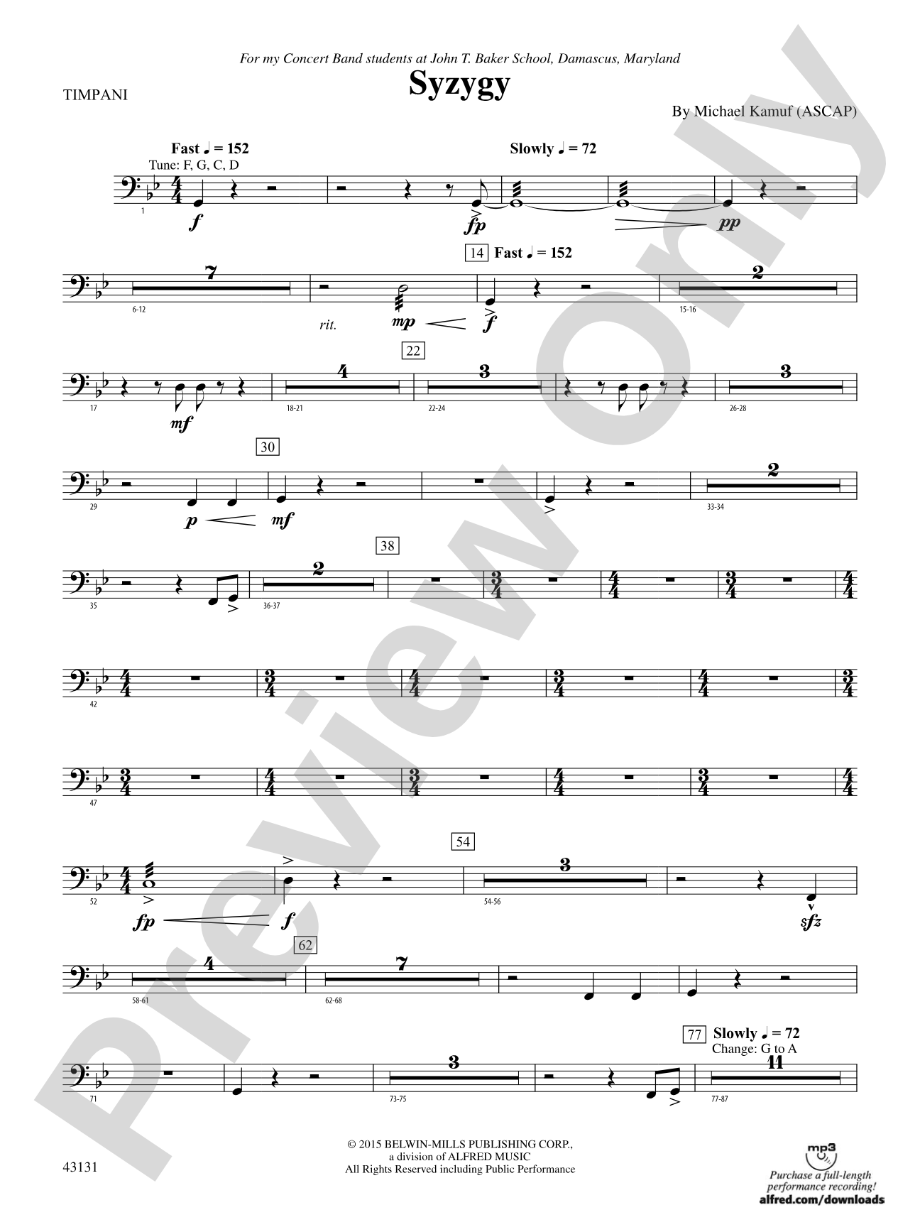 Syzygy: Timpani