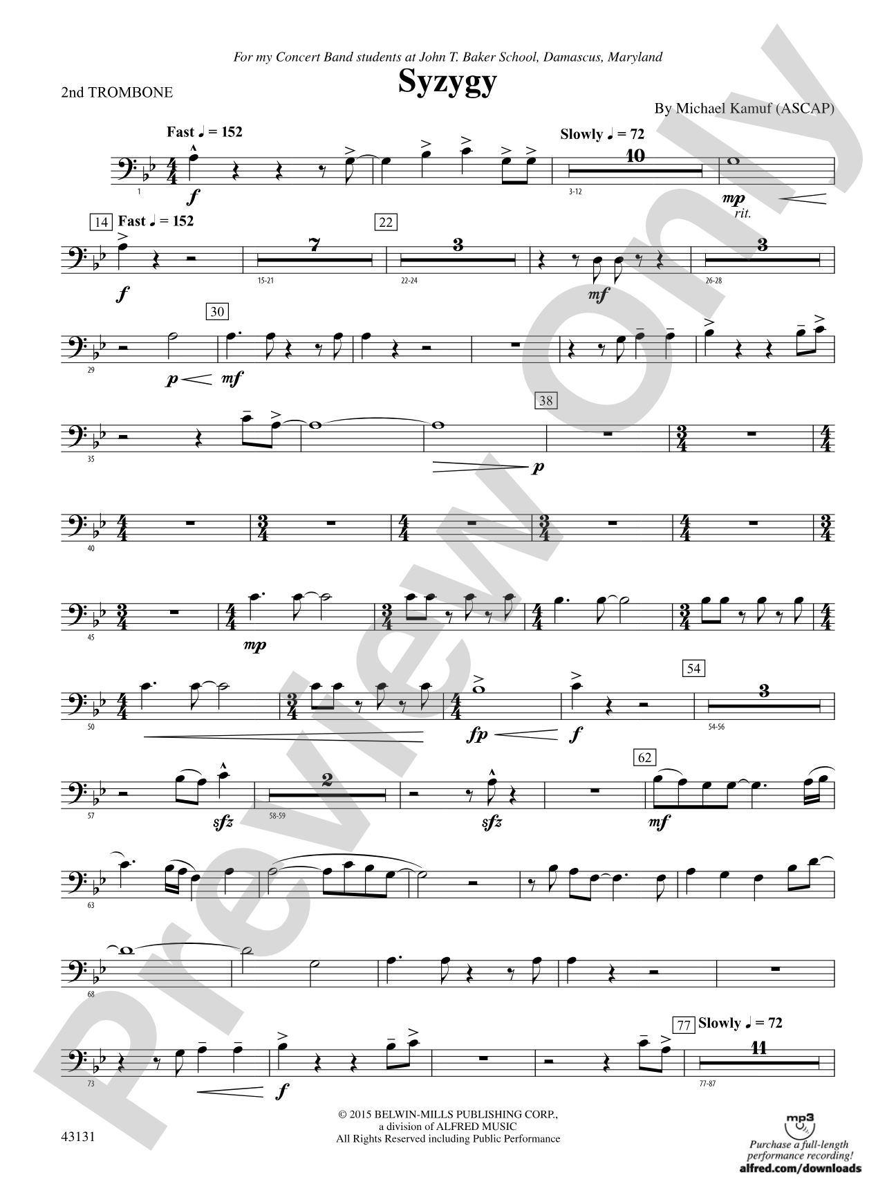 Syzygy: 2nd Trombone