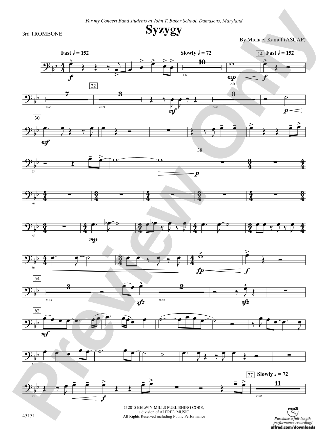 Syzygy: 3rd Trombone