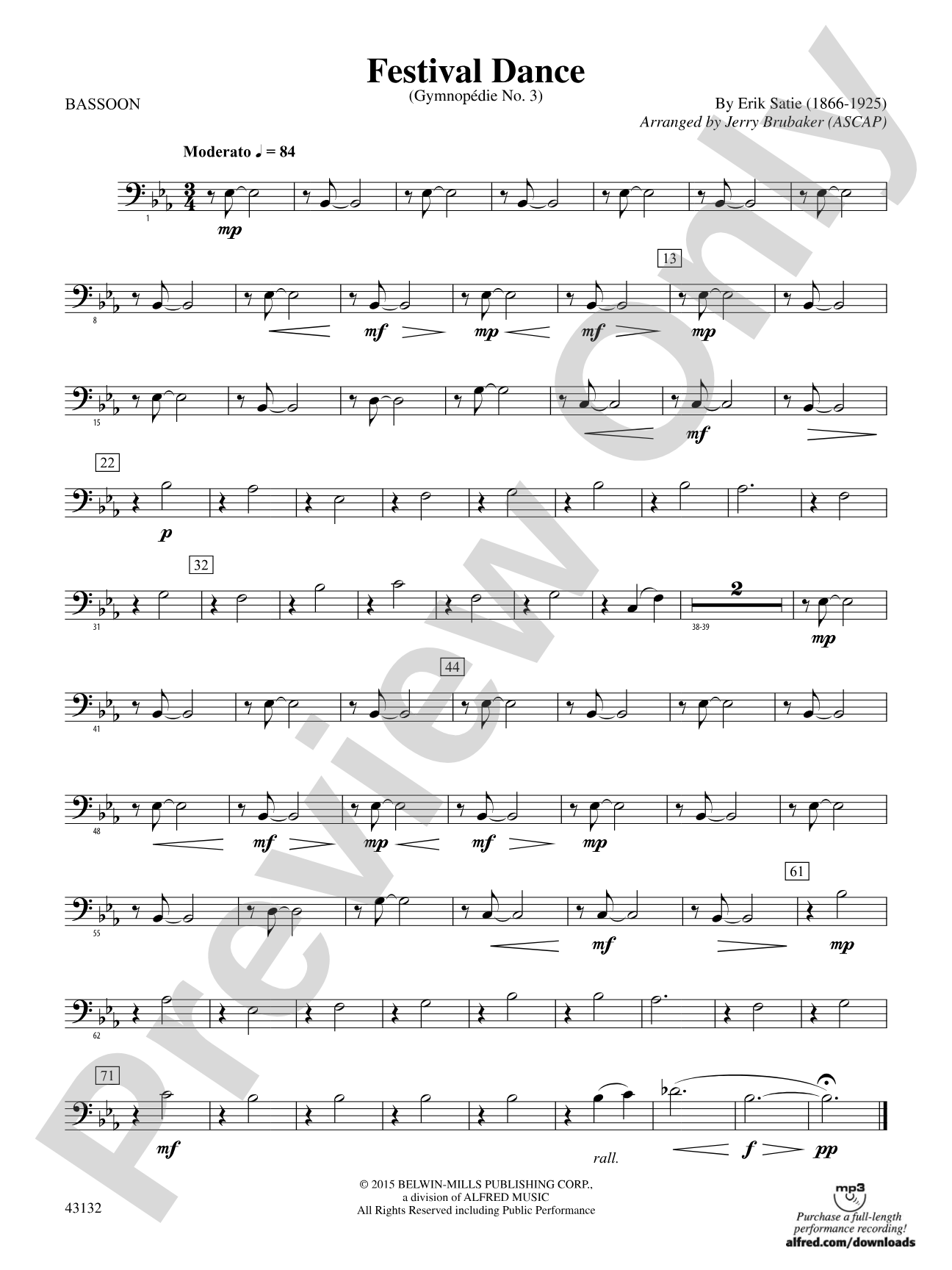 Festival Dance: Bassoon