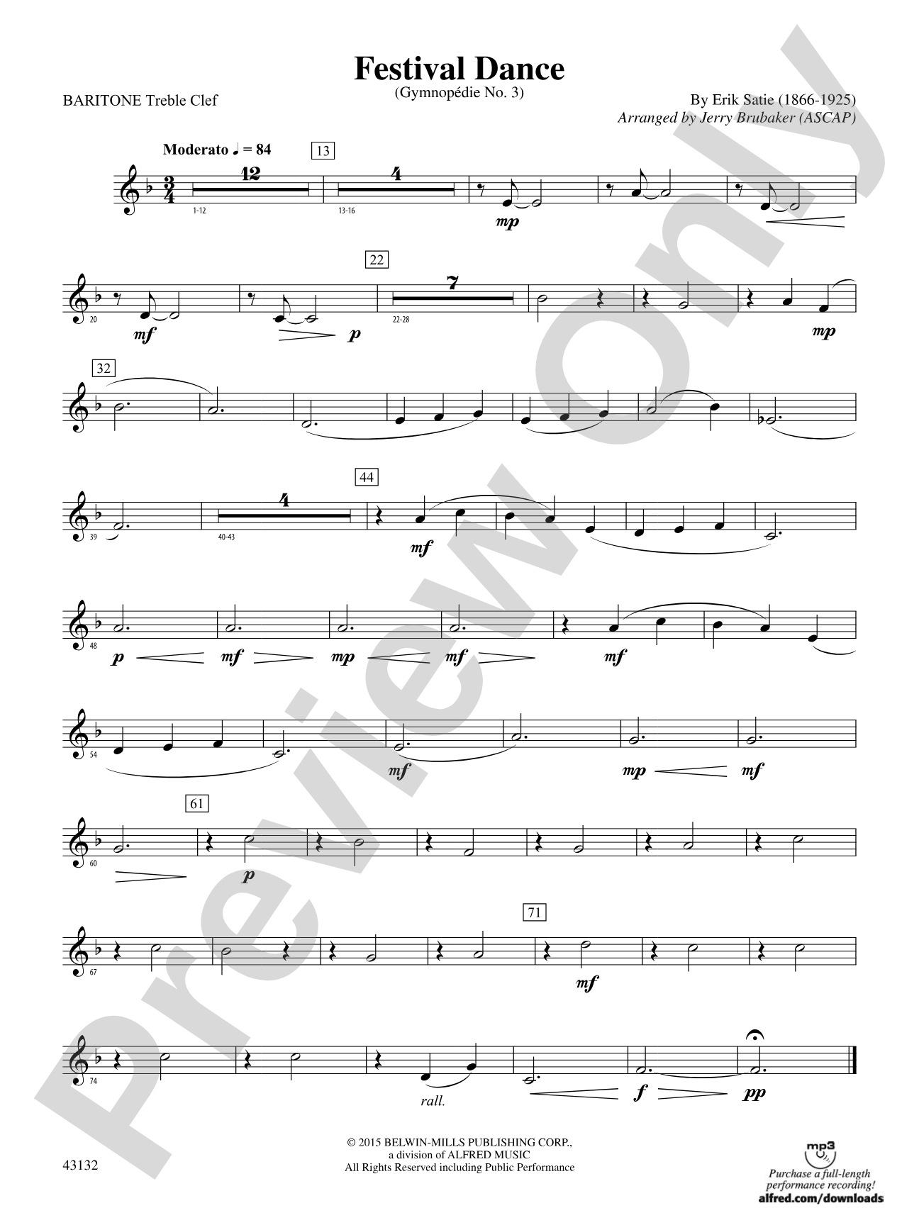 Festival Dance: Baritone T.C.