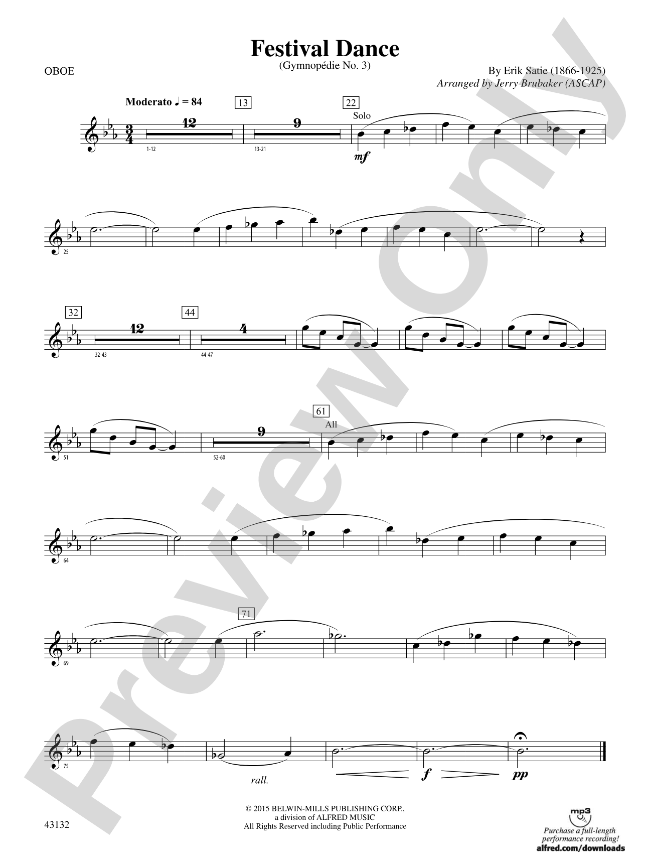 Festival Dance: Oboe