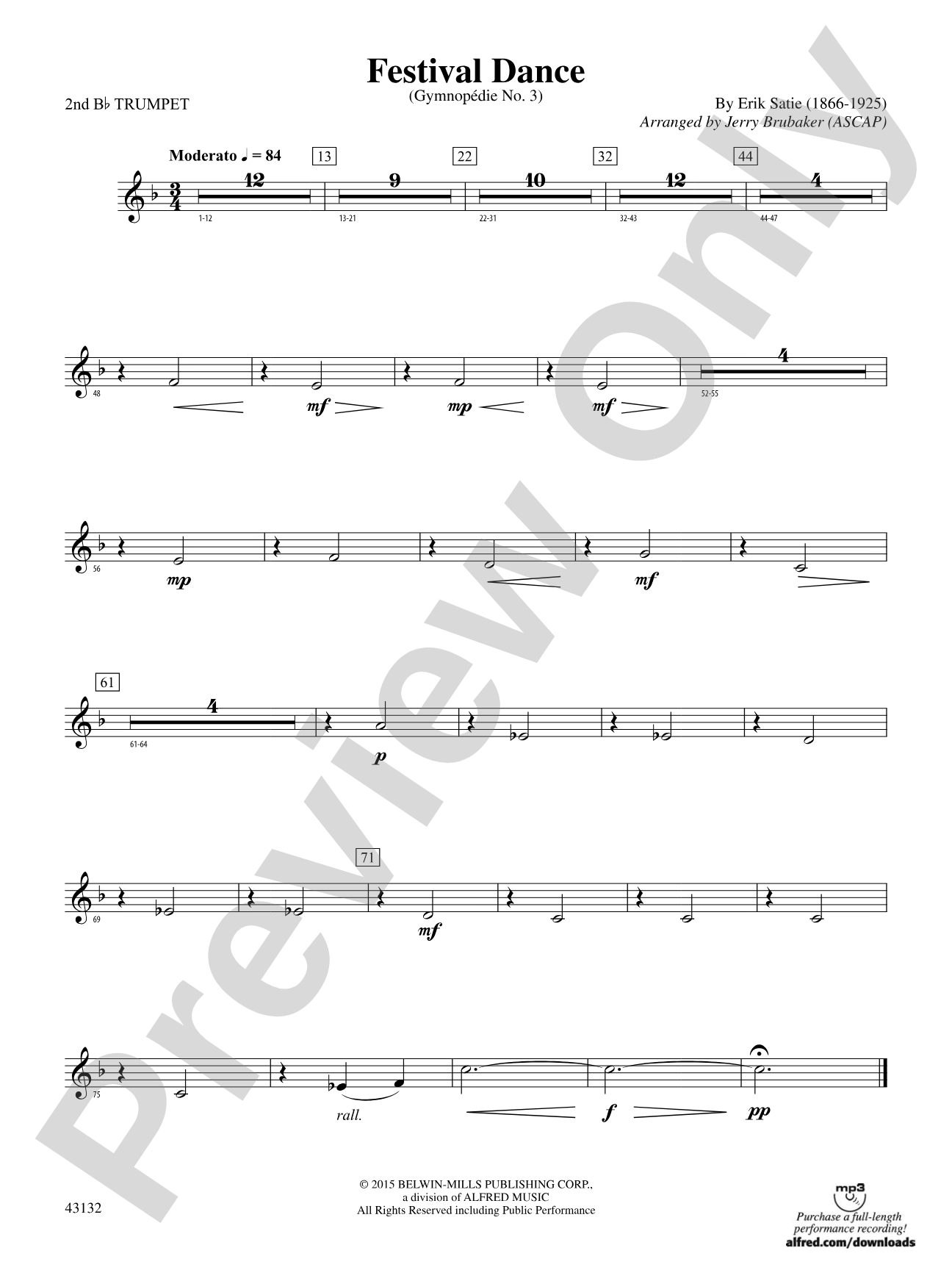 Festival Dance: 2nd B-flat Trumpet