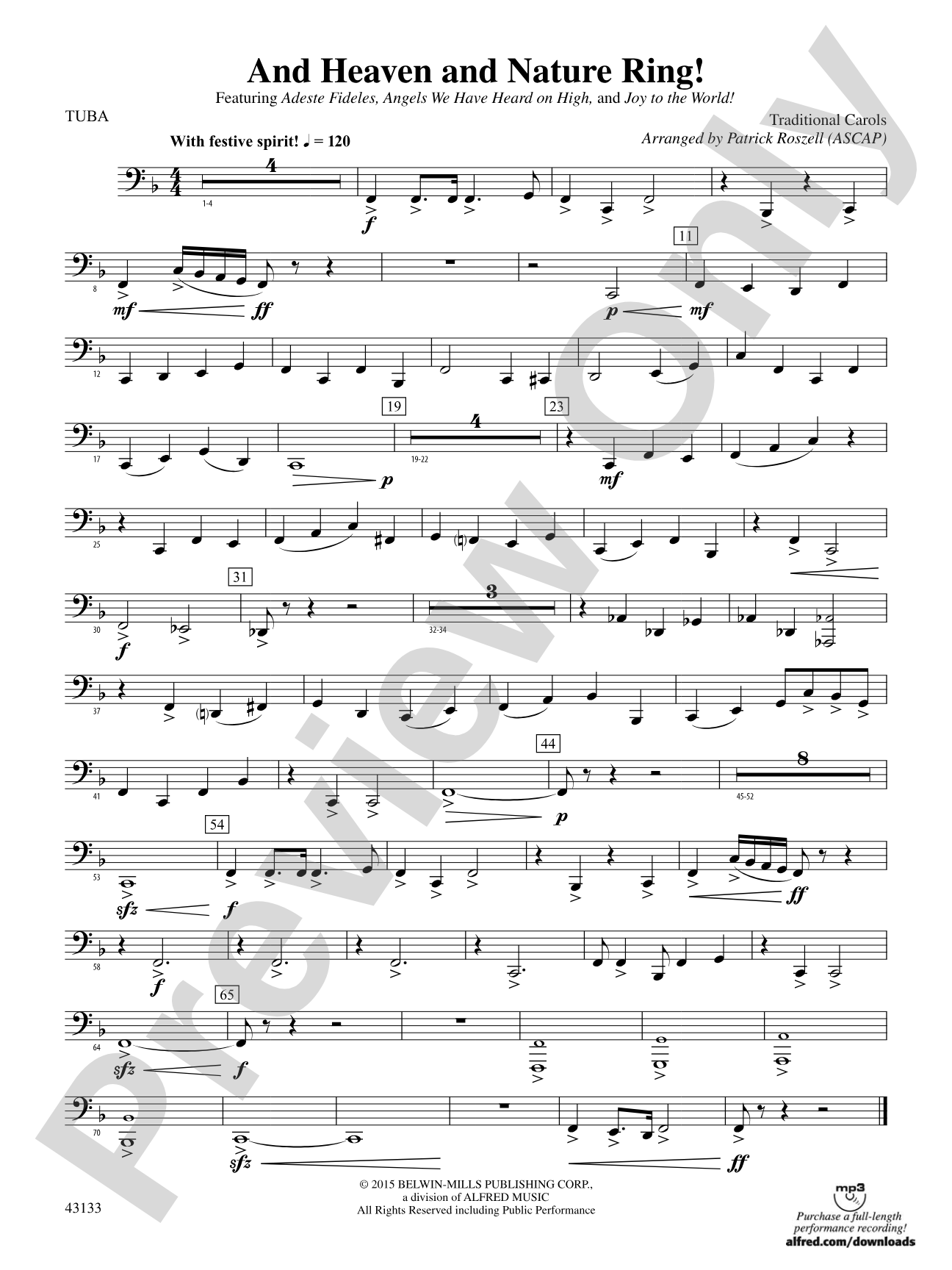 And Heaven and Nature Ring!: Tuba