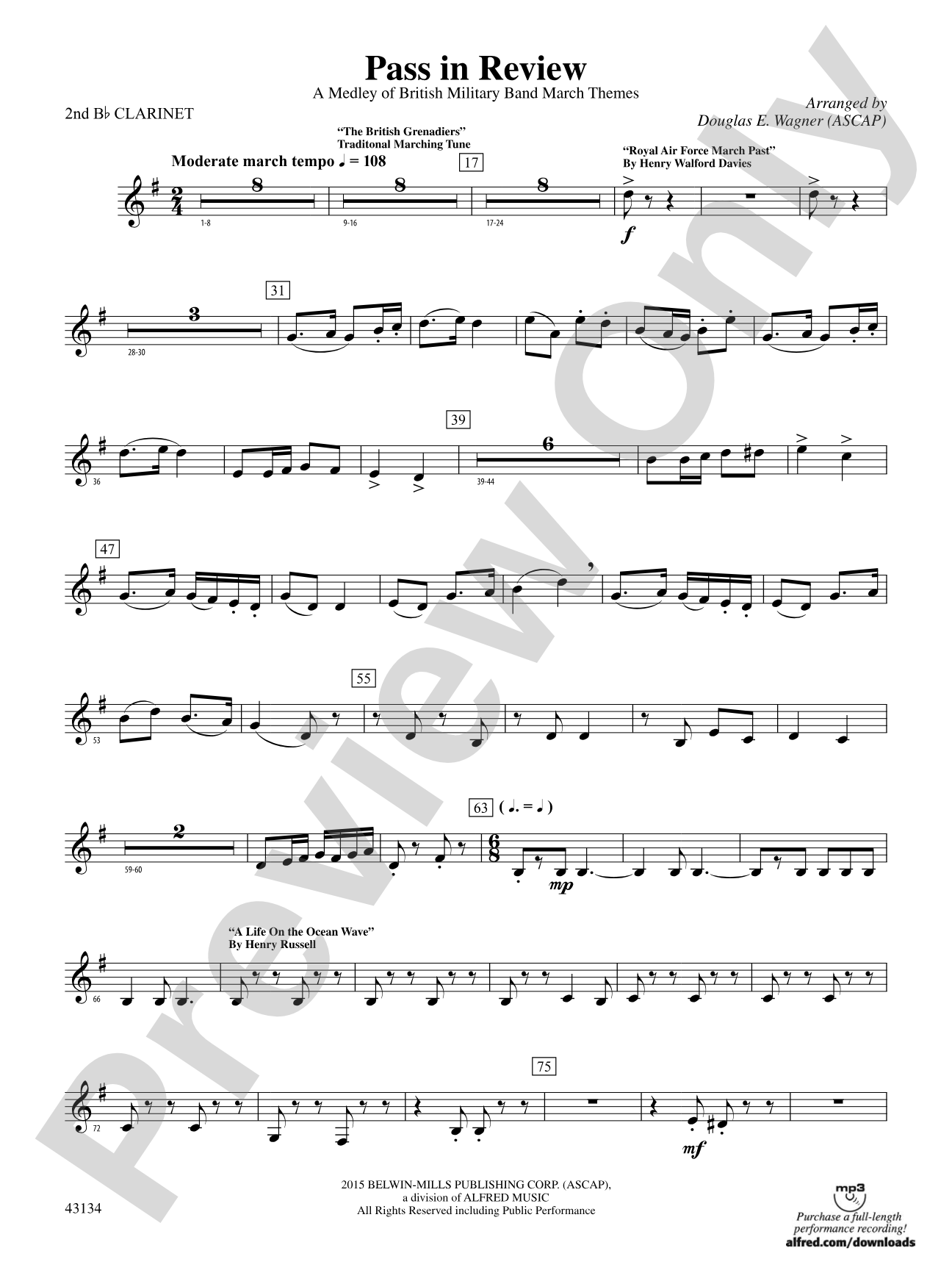 Pass in Review: 2nd B-flat Clarinet