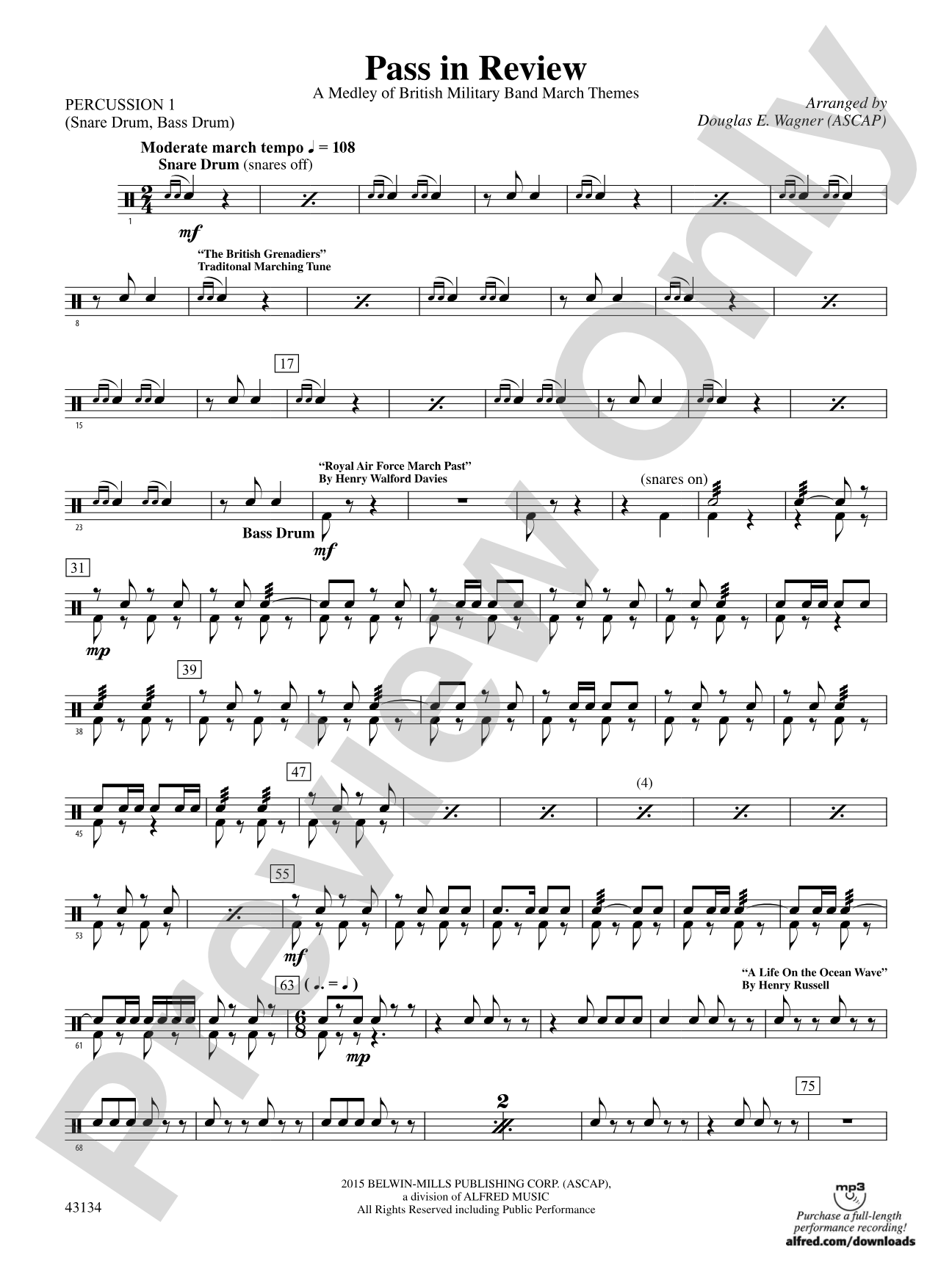 Pass in Review: 1st Percussion