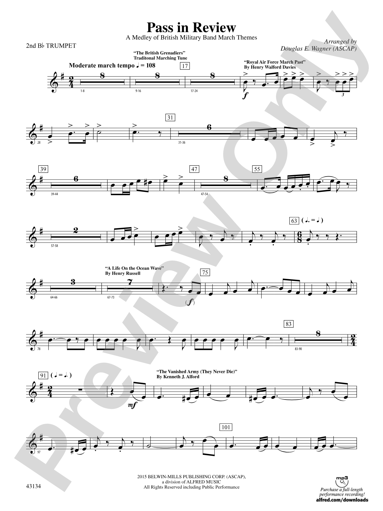Pass in Review: 2nd B-flat Trumpet