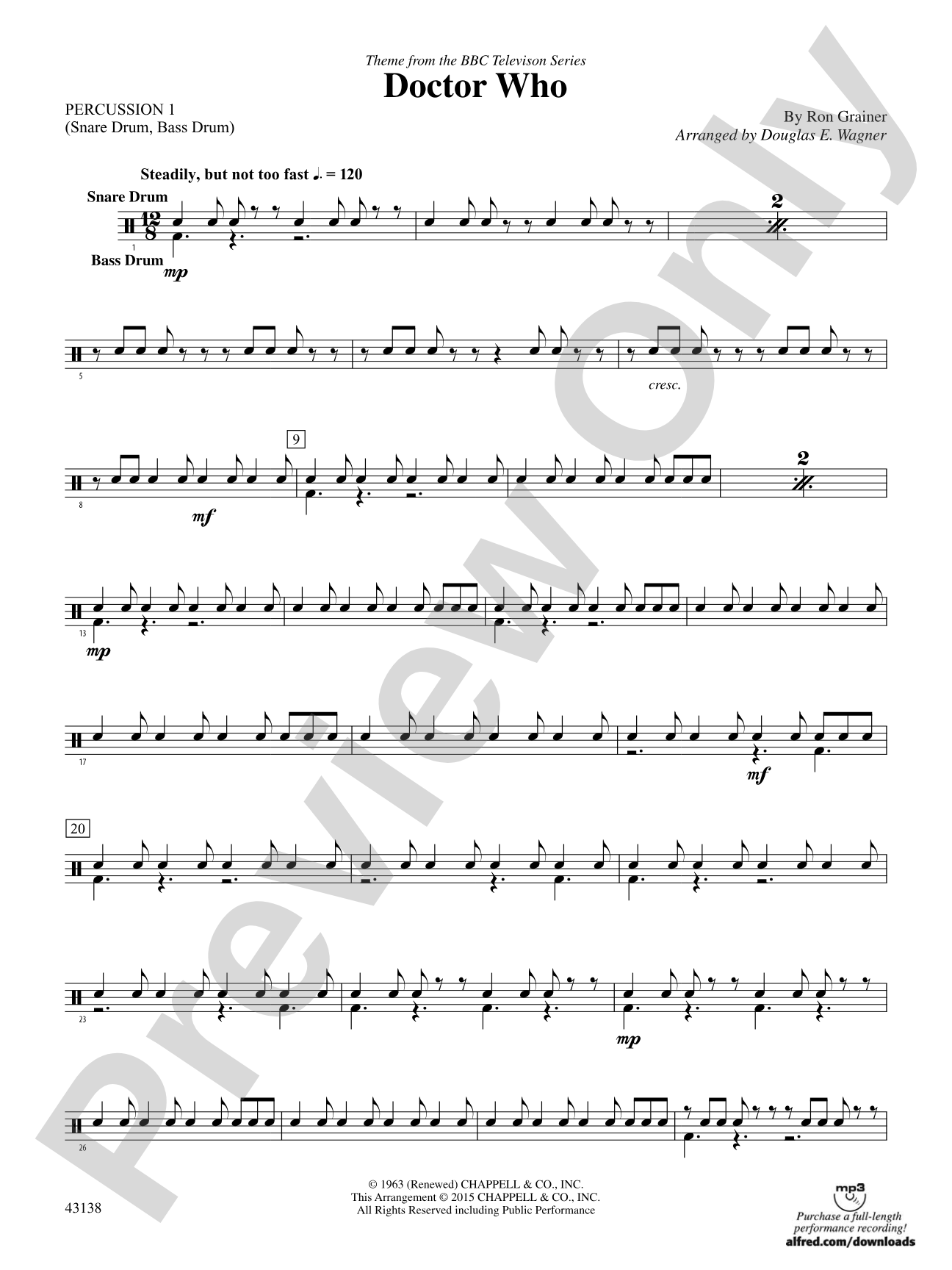 Doctor Who: 1st Percussion