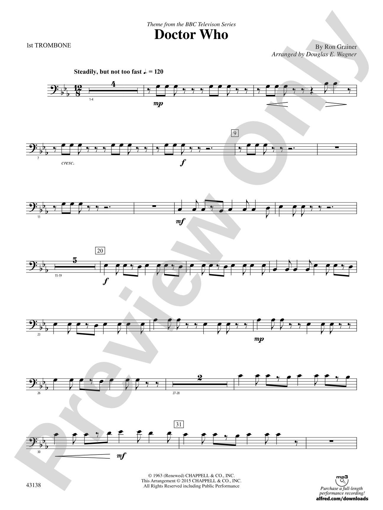 Doctor Who: 1st Trombone