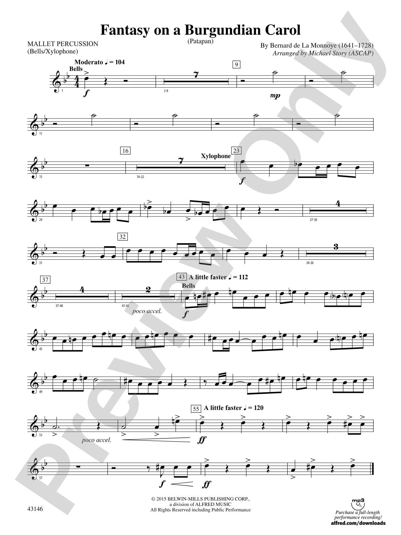Fantasy on a Burgundian Carol: Mallets