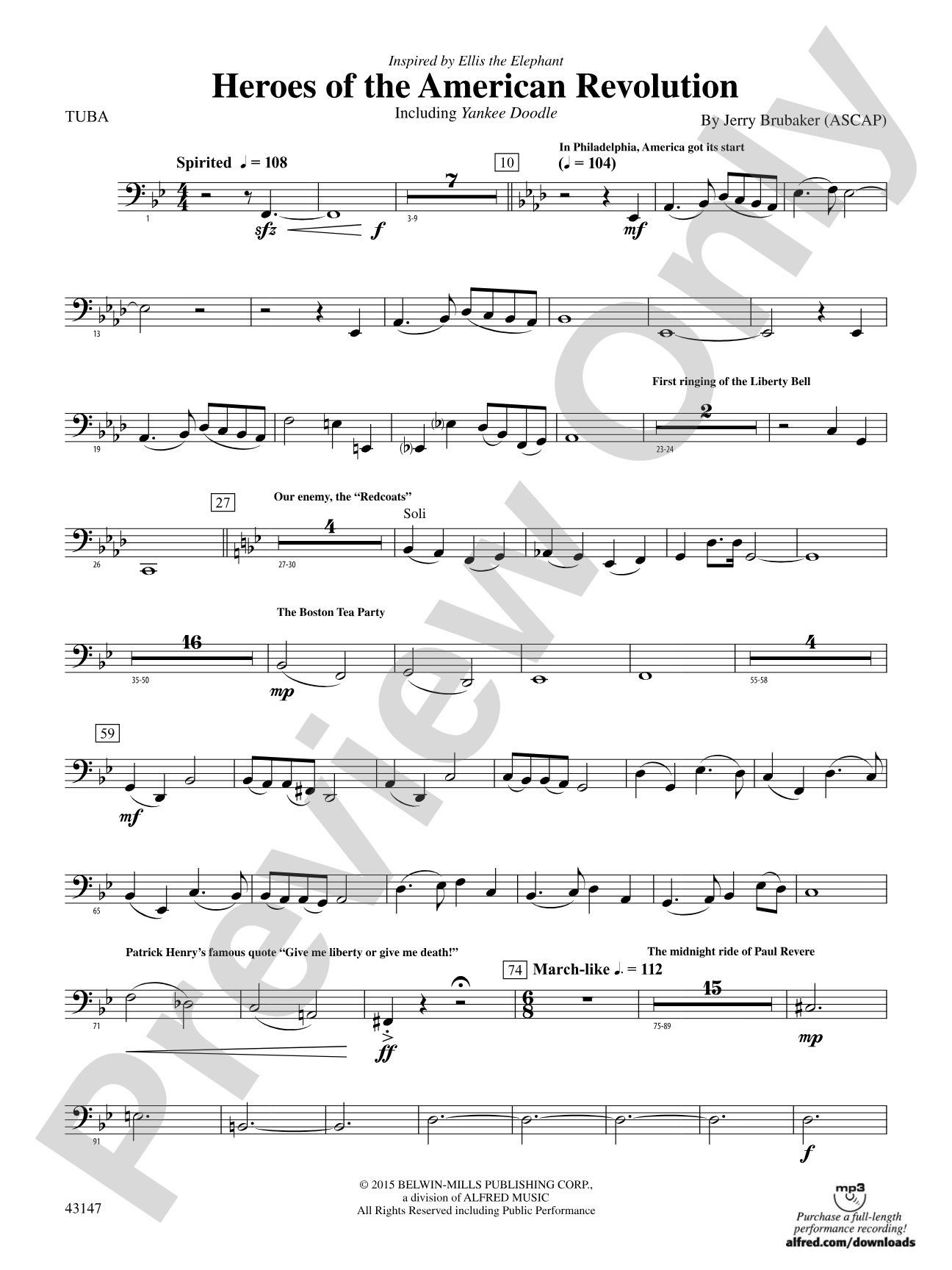 Heroes of the American Revolution: Tuba