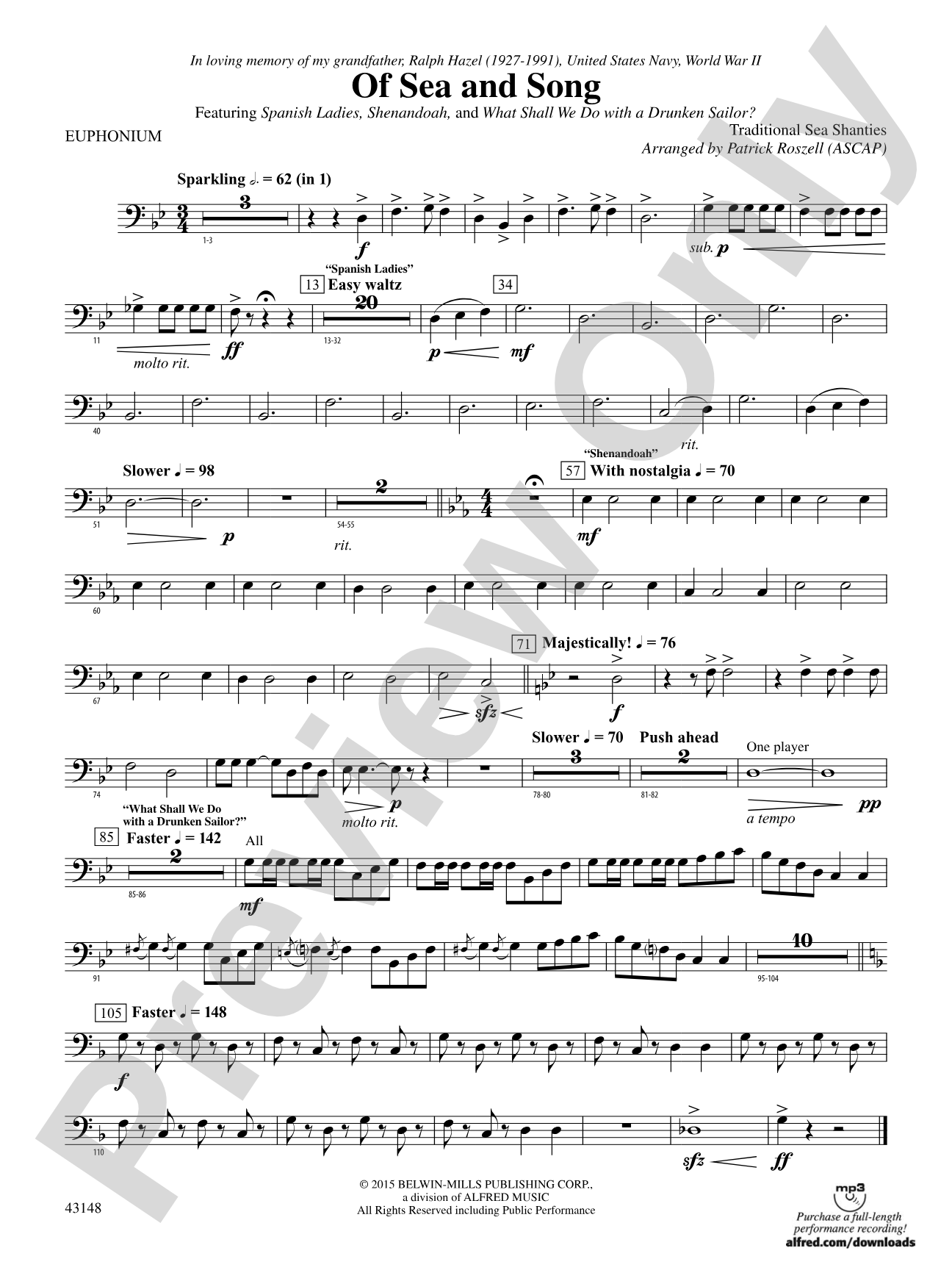 Of Sea and Song: Baritone B.C.