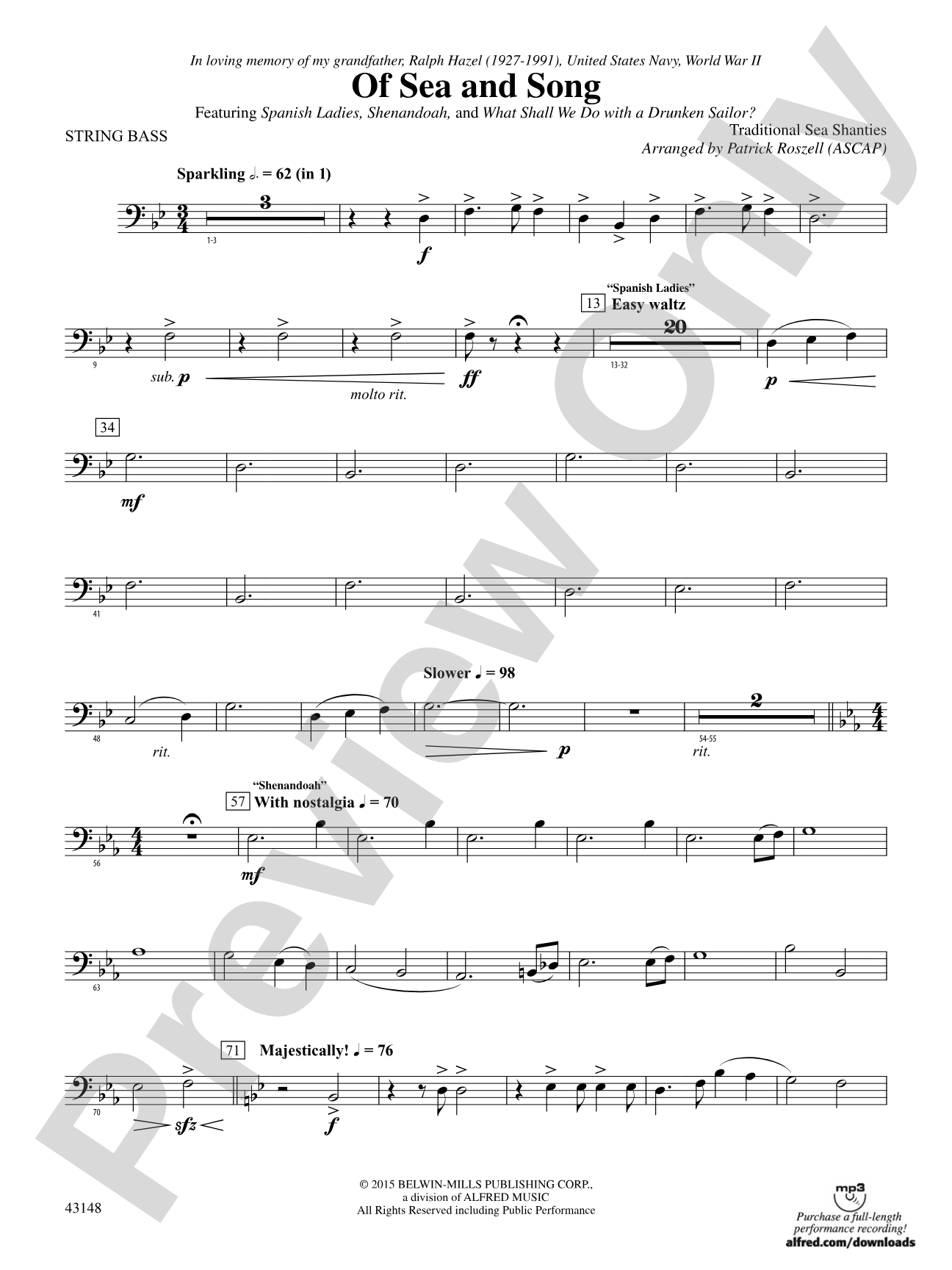 Of Sea and Song: String Bass