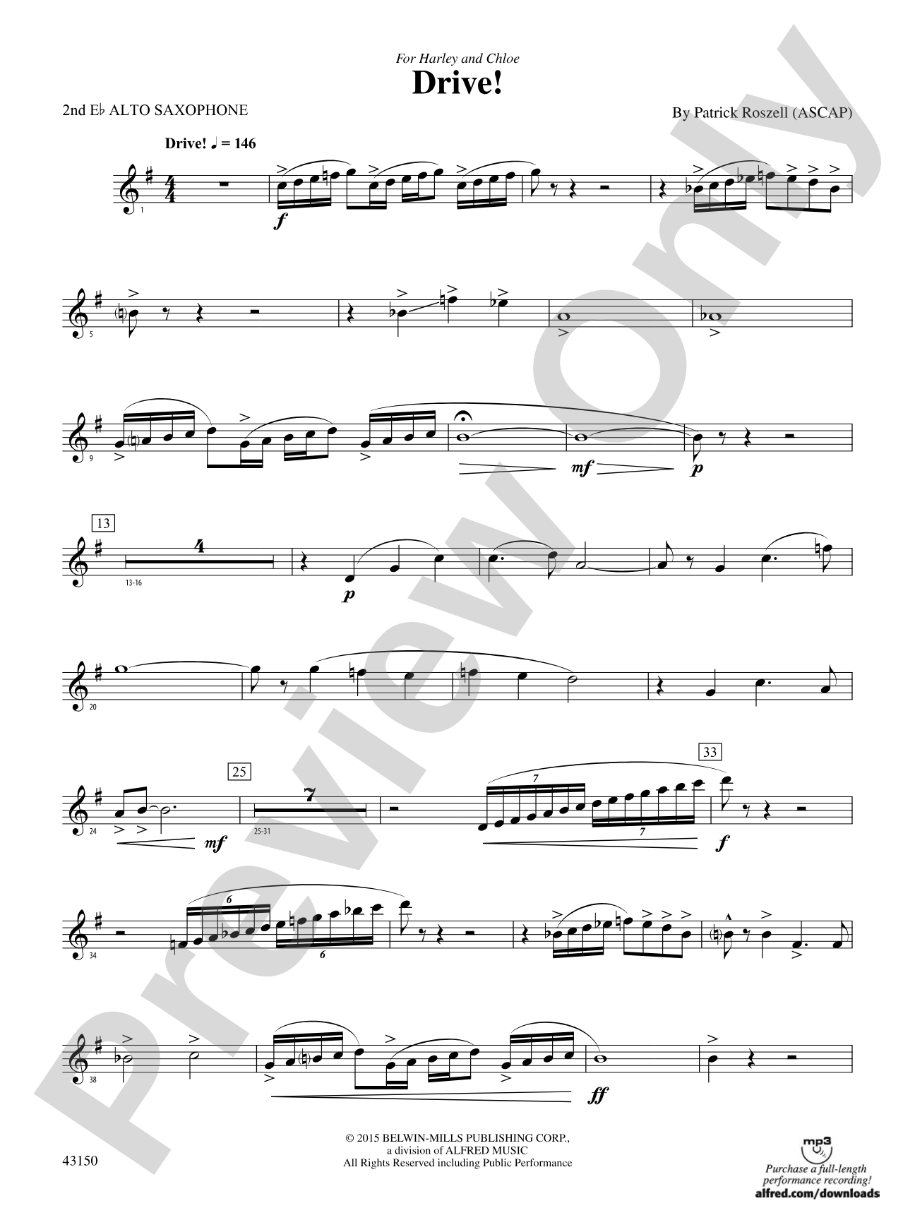 Drive!: 2nd E-flat Alto Saxophone