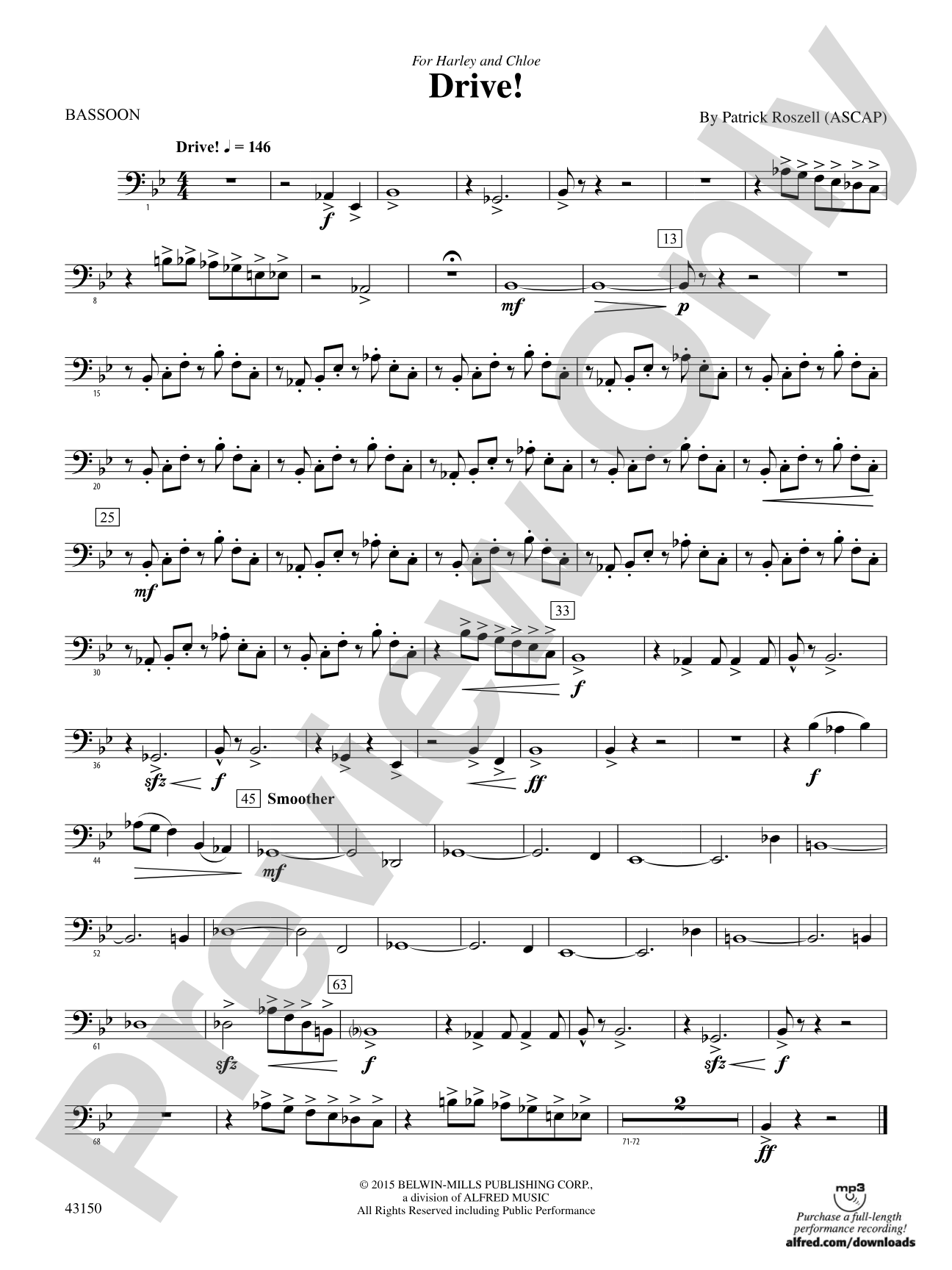 Drive!: Bassoon