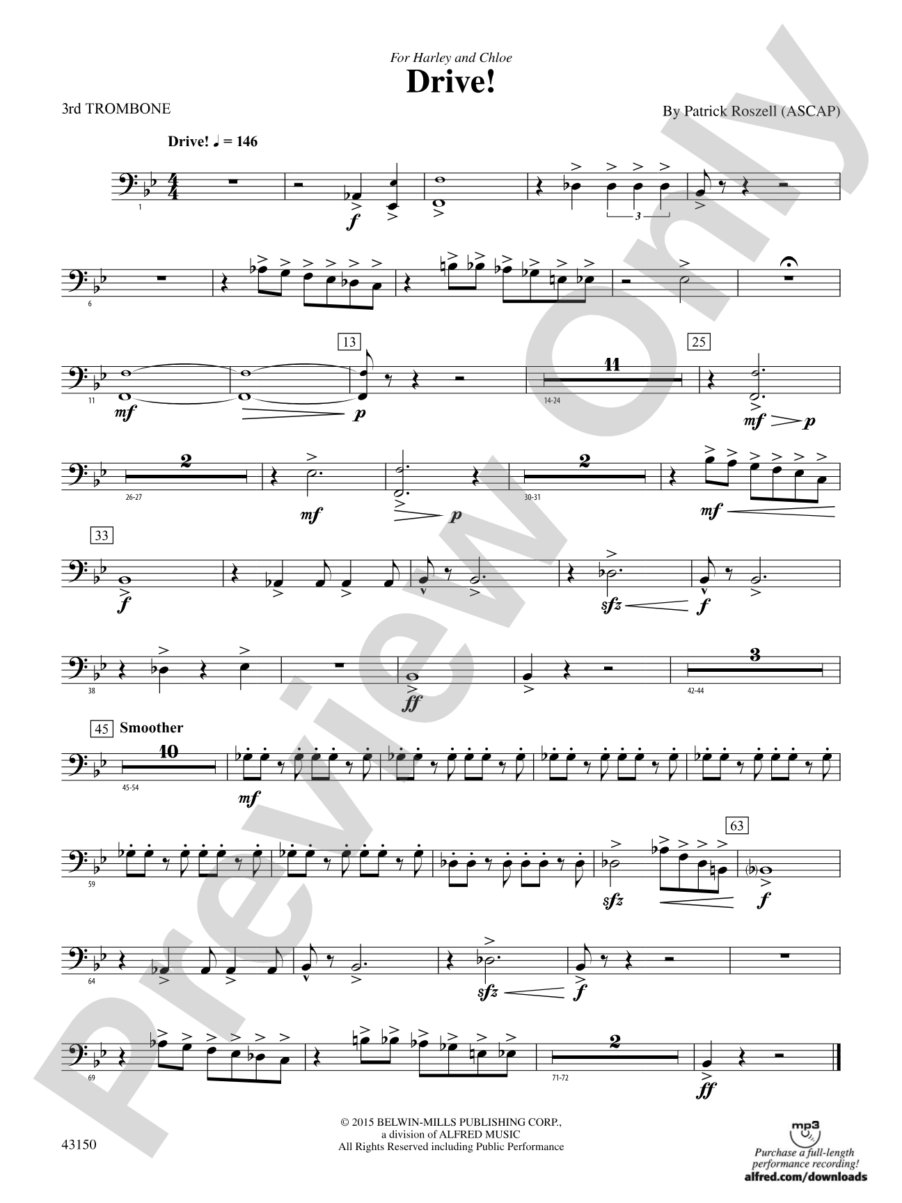 Drive!: 3rd Trombone
