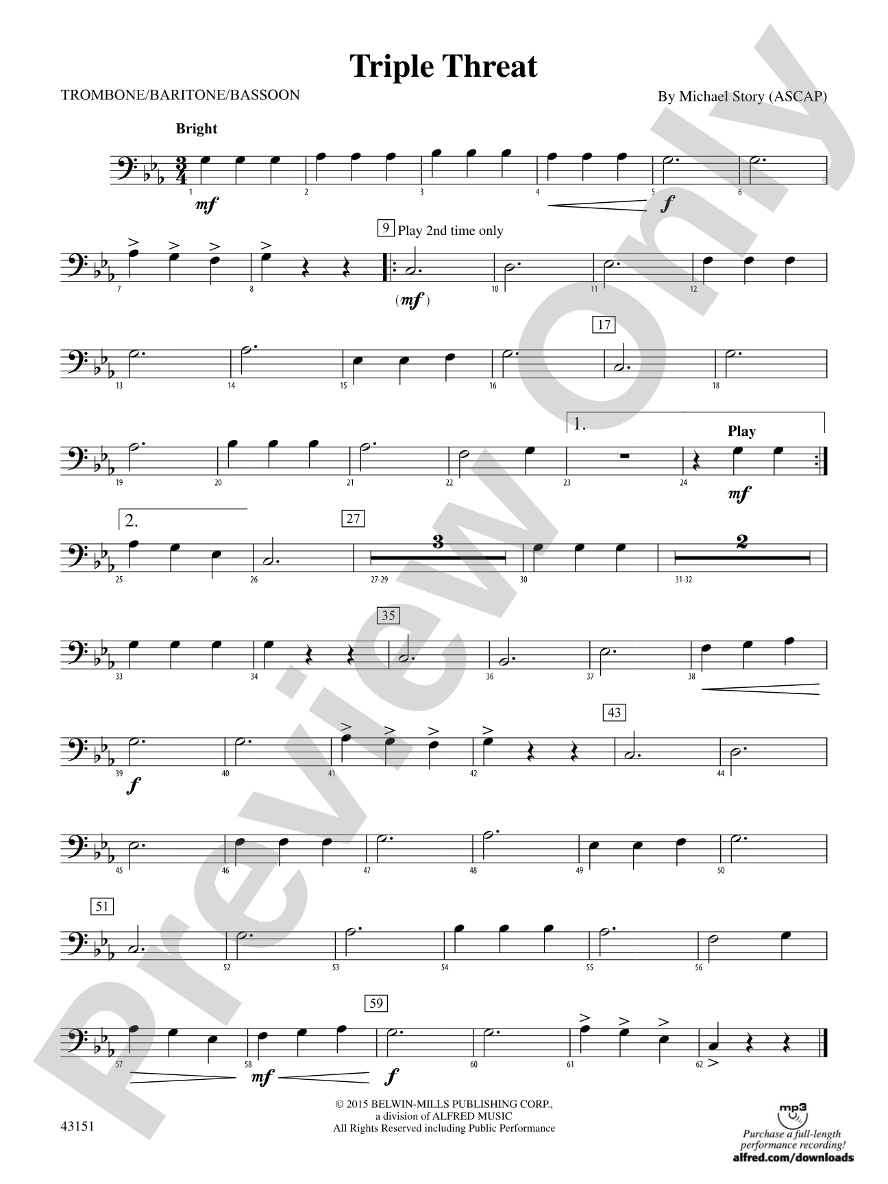 Triple Threat: 1st Trombone