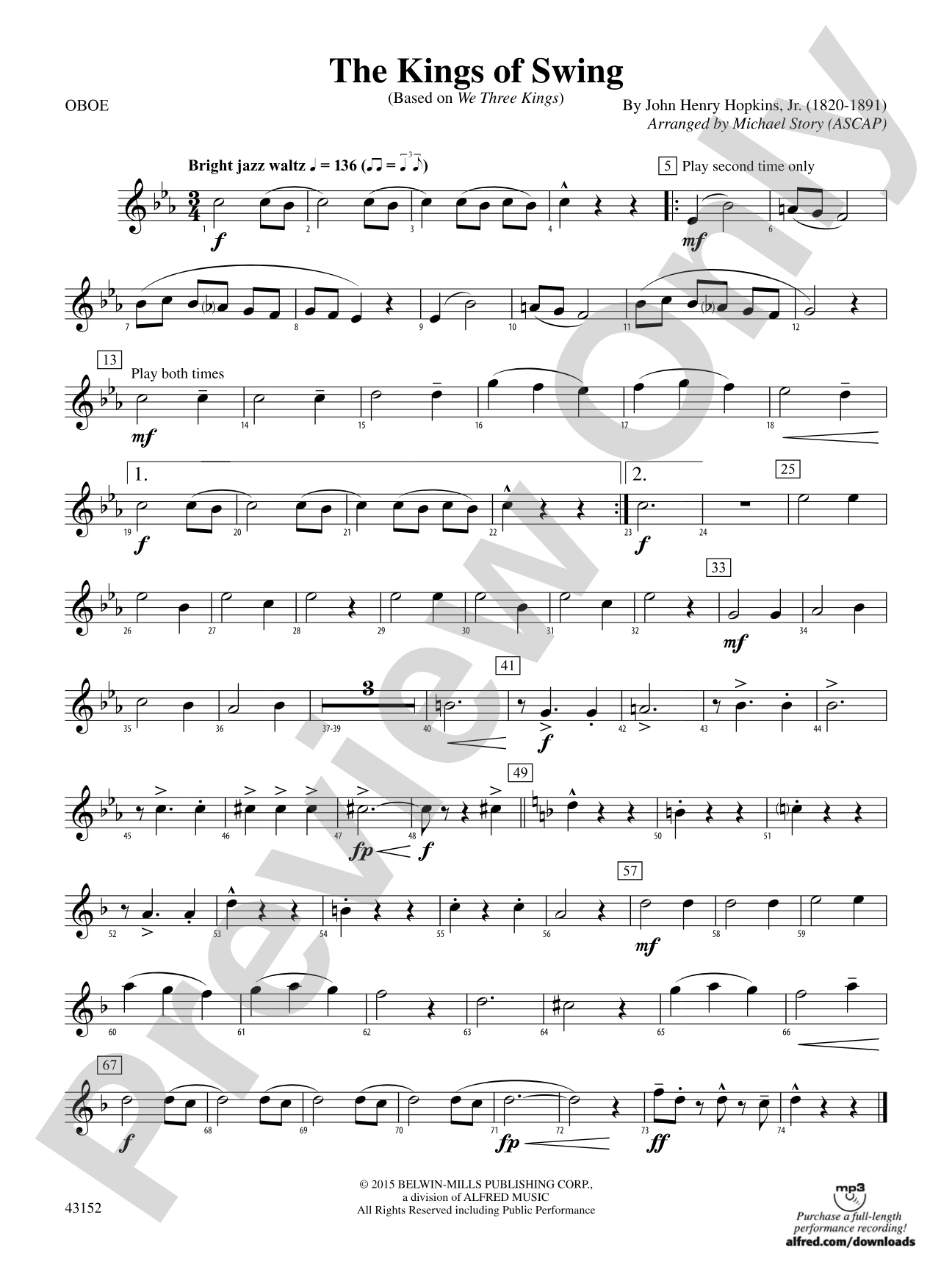 The Kings of Swing: Oboe