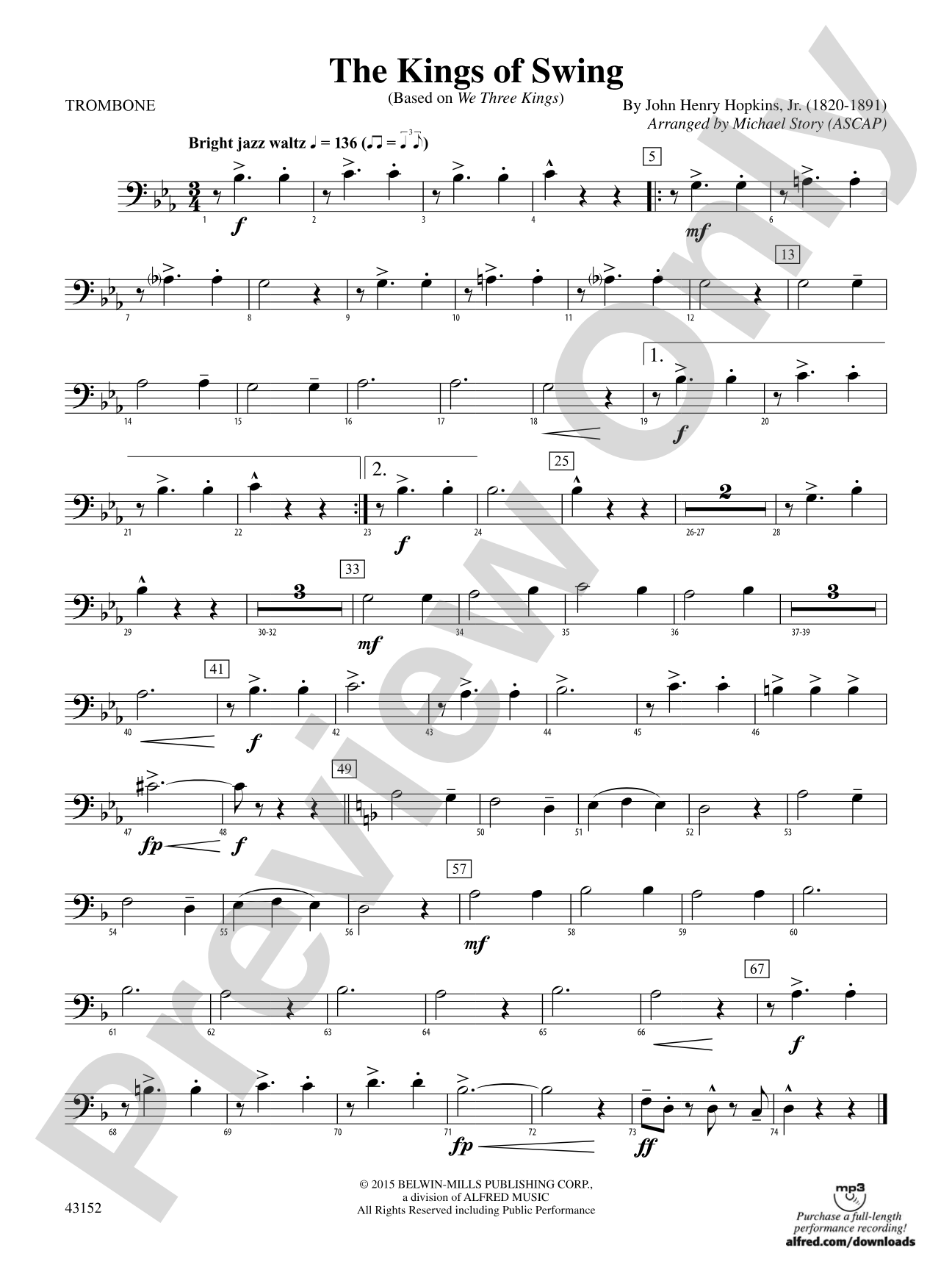 The Kings of Swing: 1st Trombone