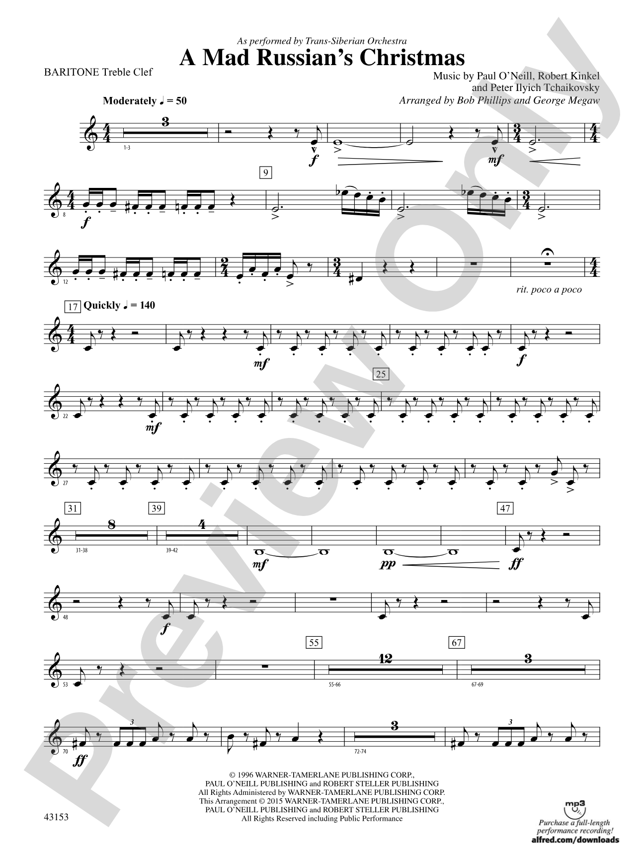 A Mad Russian's Christmas: Baritone T.C.