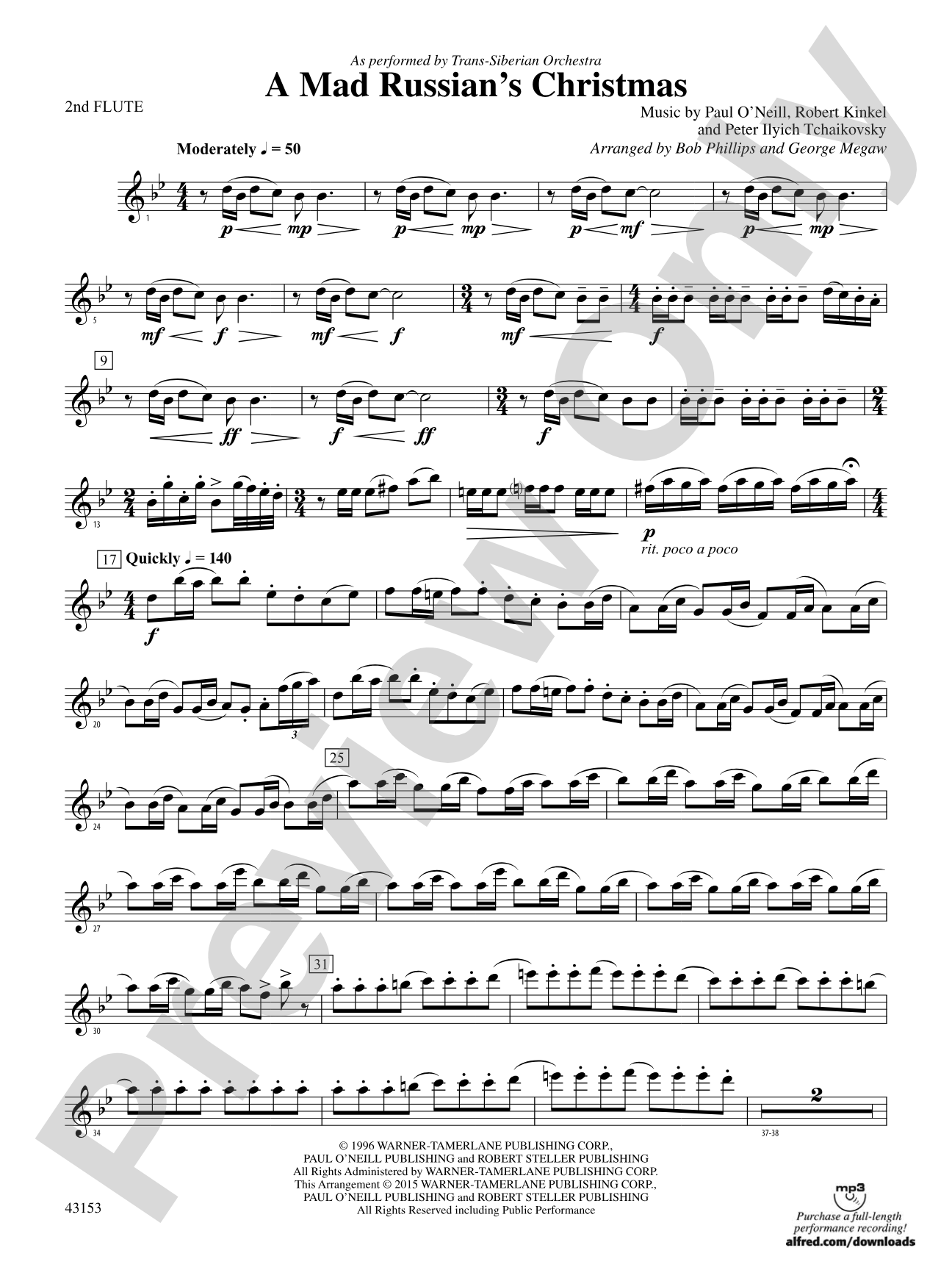 A Mad Russian's Christmas: 2nd Flute