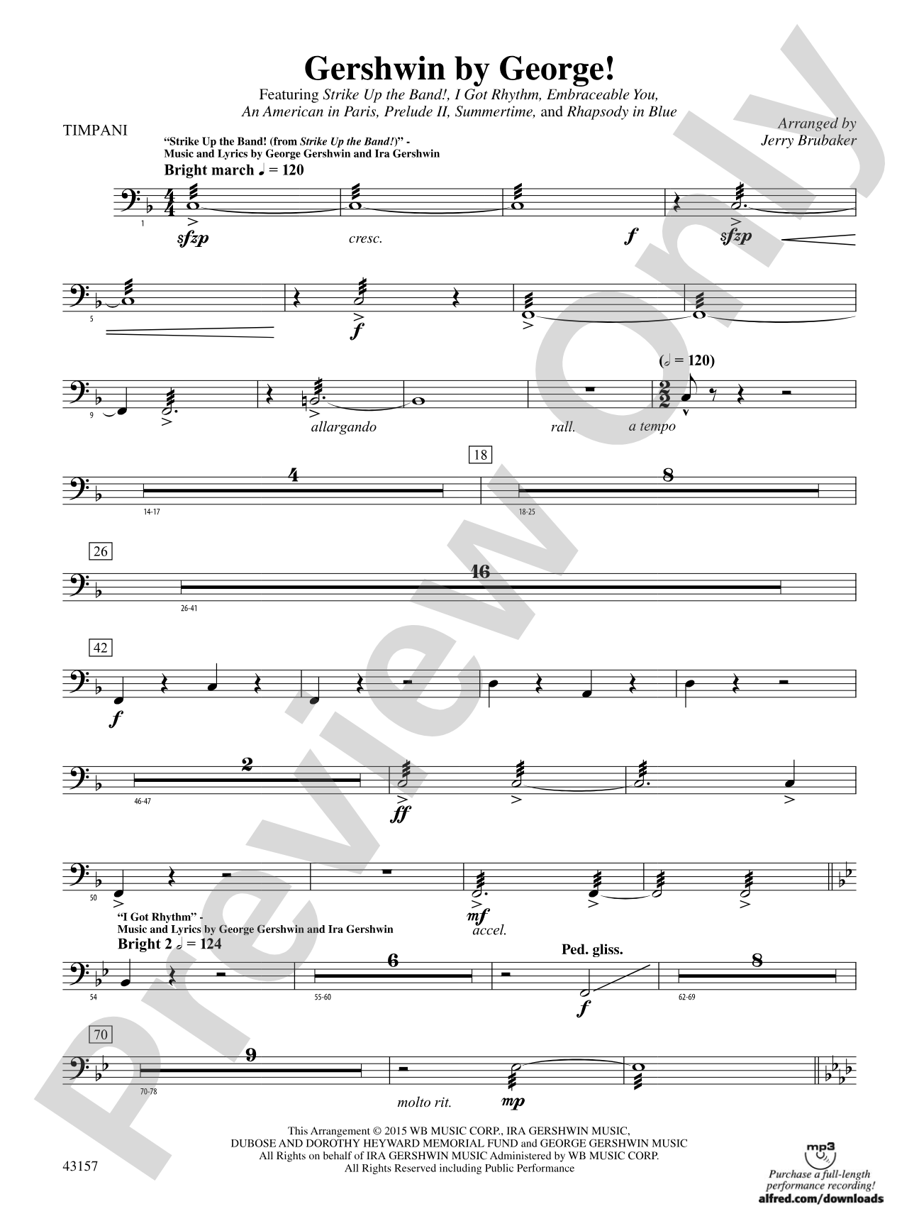 Gershwin by George!: Timpani