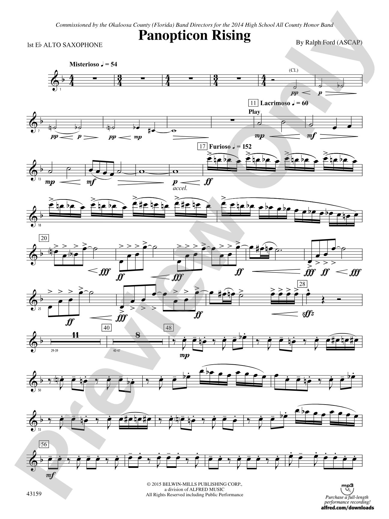 Panopticon Rising: E-flat Alto Saxophone