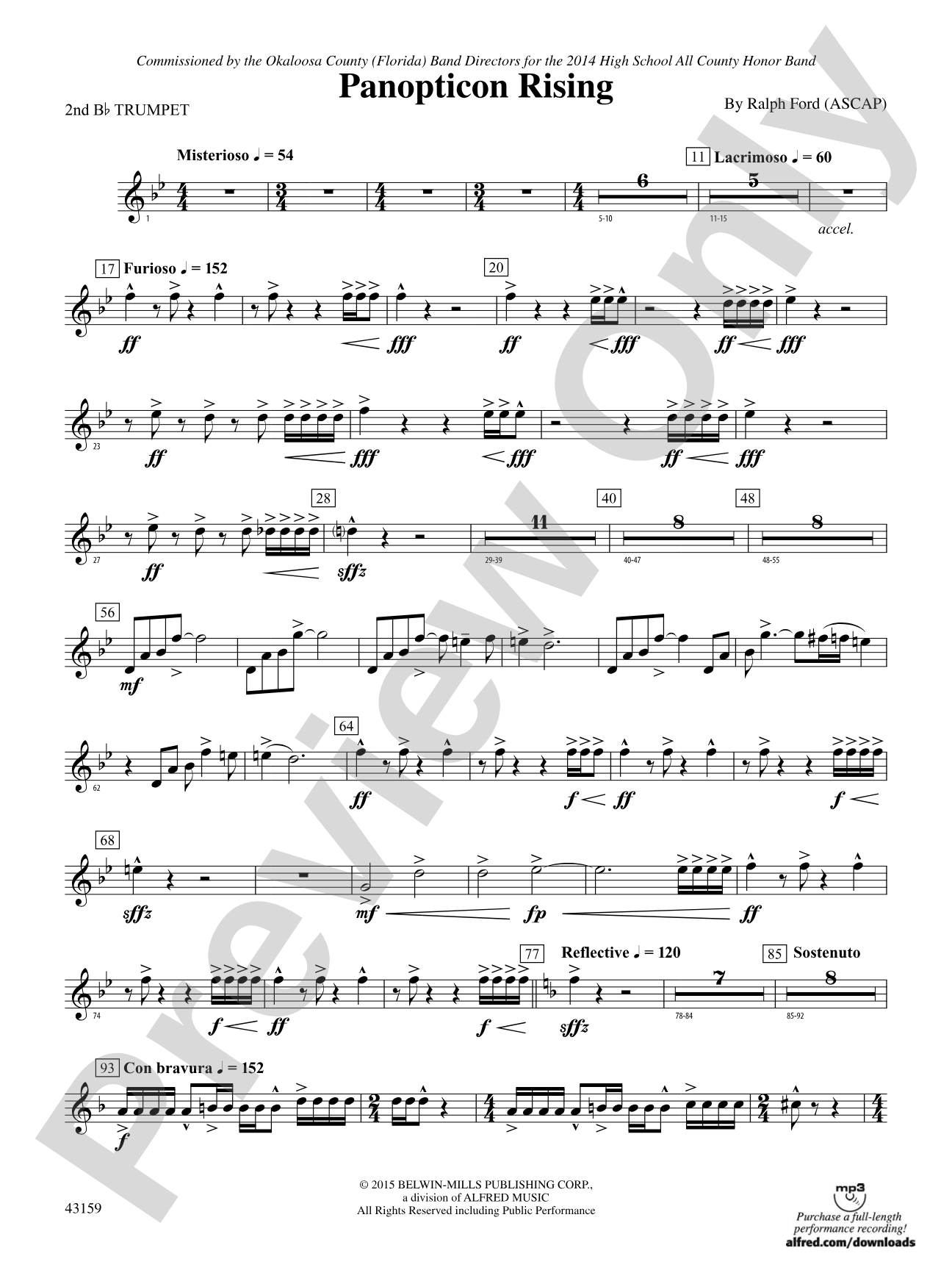 Panopticon Rising: 2nd B-flat Trumpet