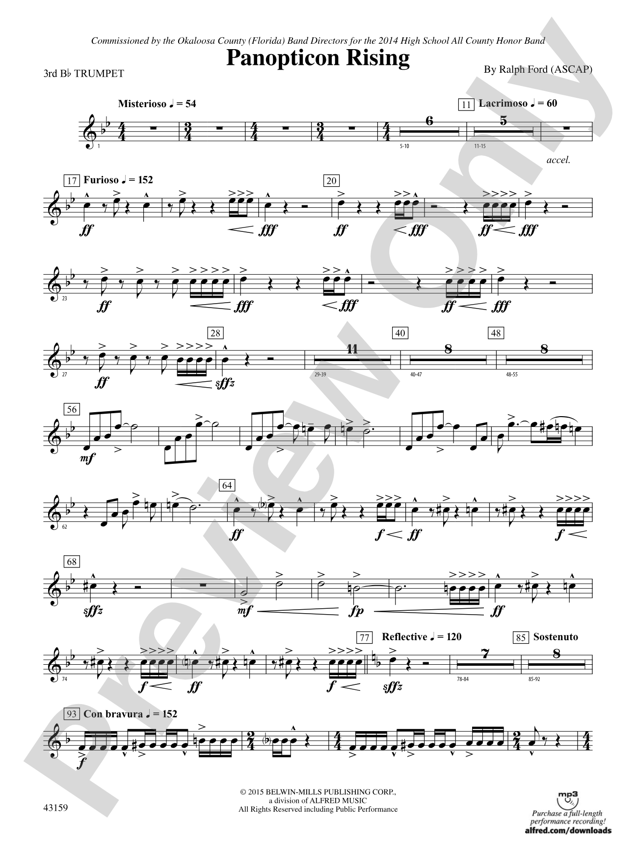 Panopticon Rising: 3rd B-flat Trumpet