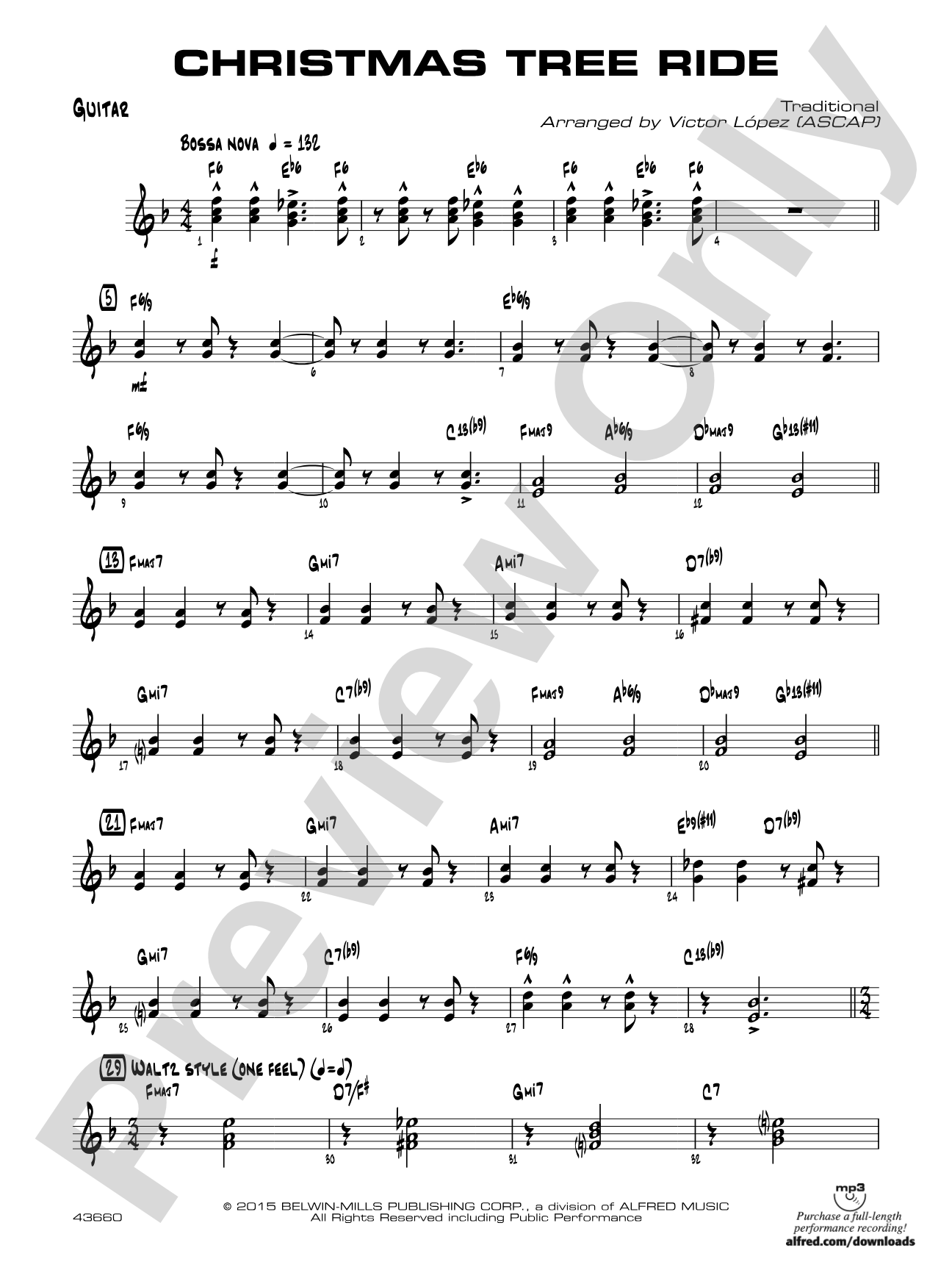 Christmas Tree Ride: Guitar