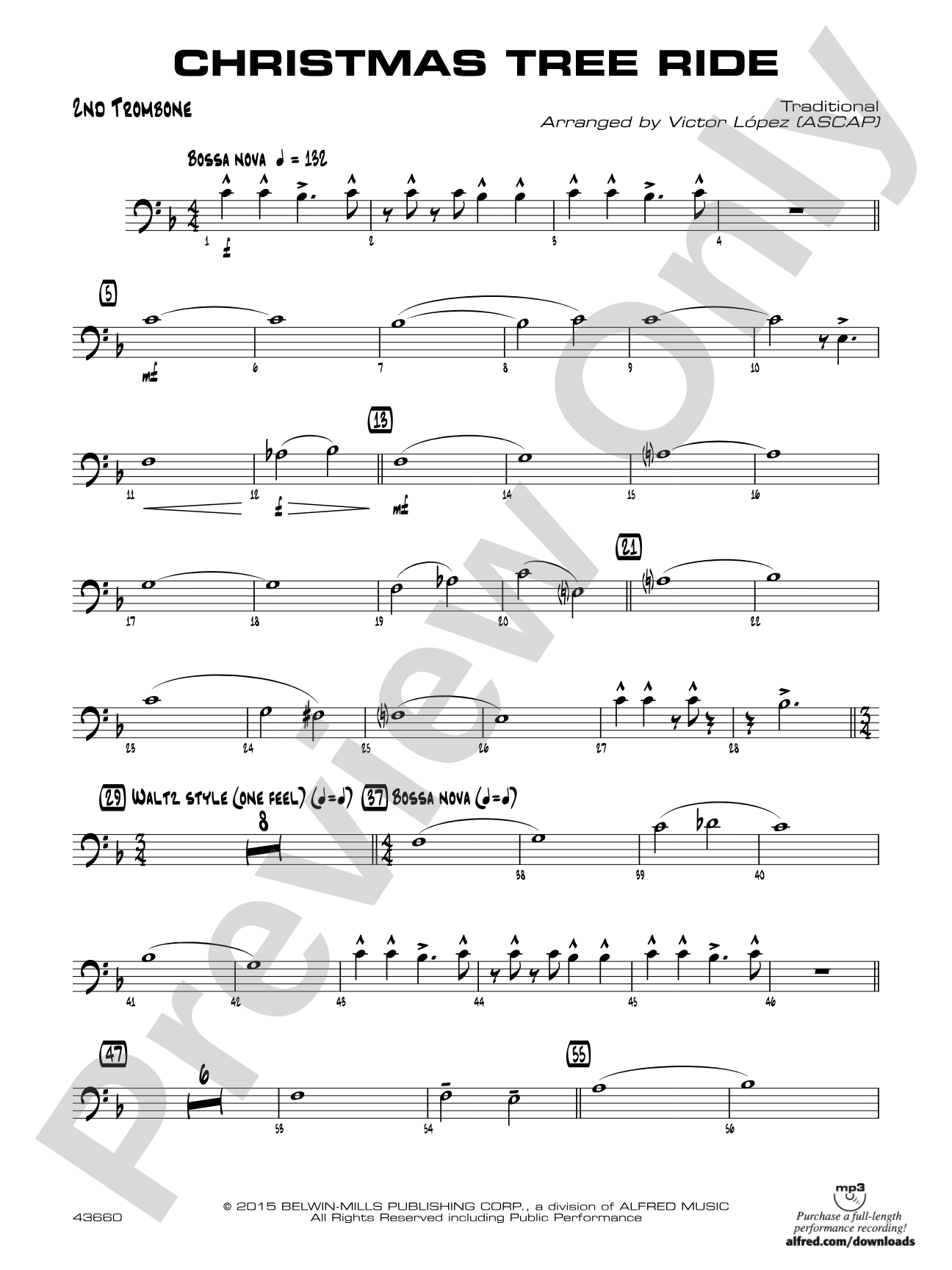 Christmas Tree Ride: 2nd Trombone