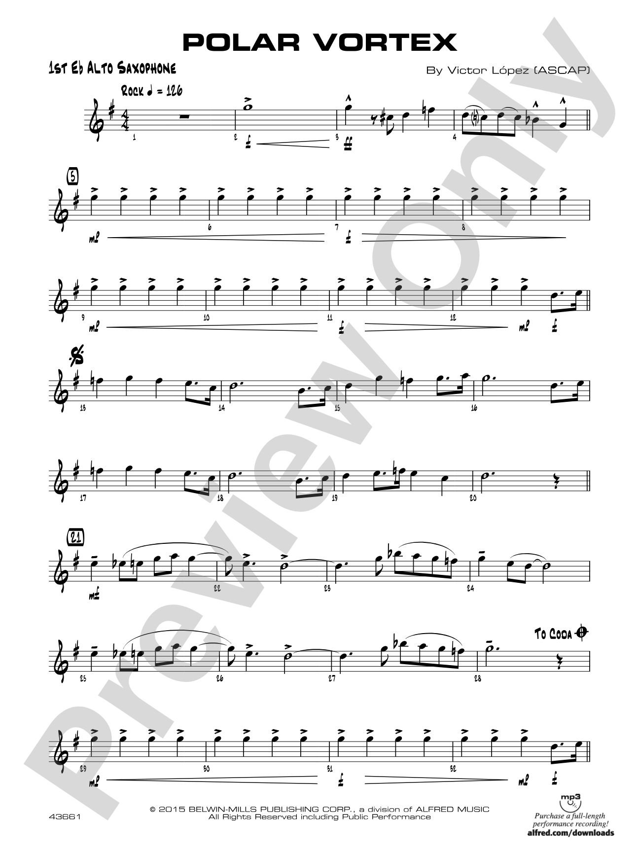 Polar Vortex: E-flat Alto Saxophone